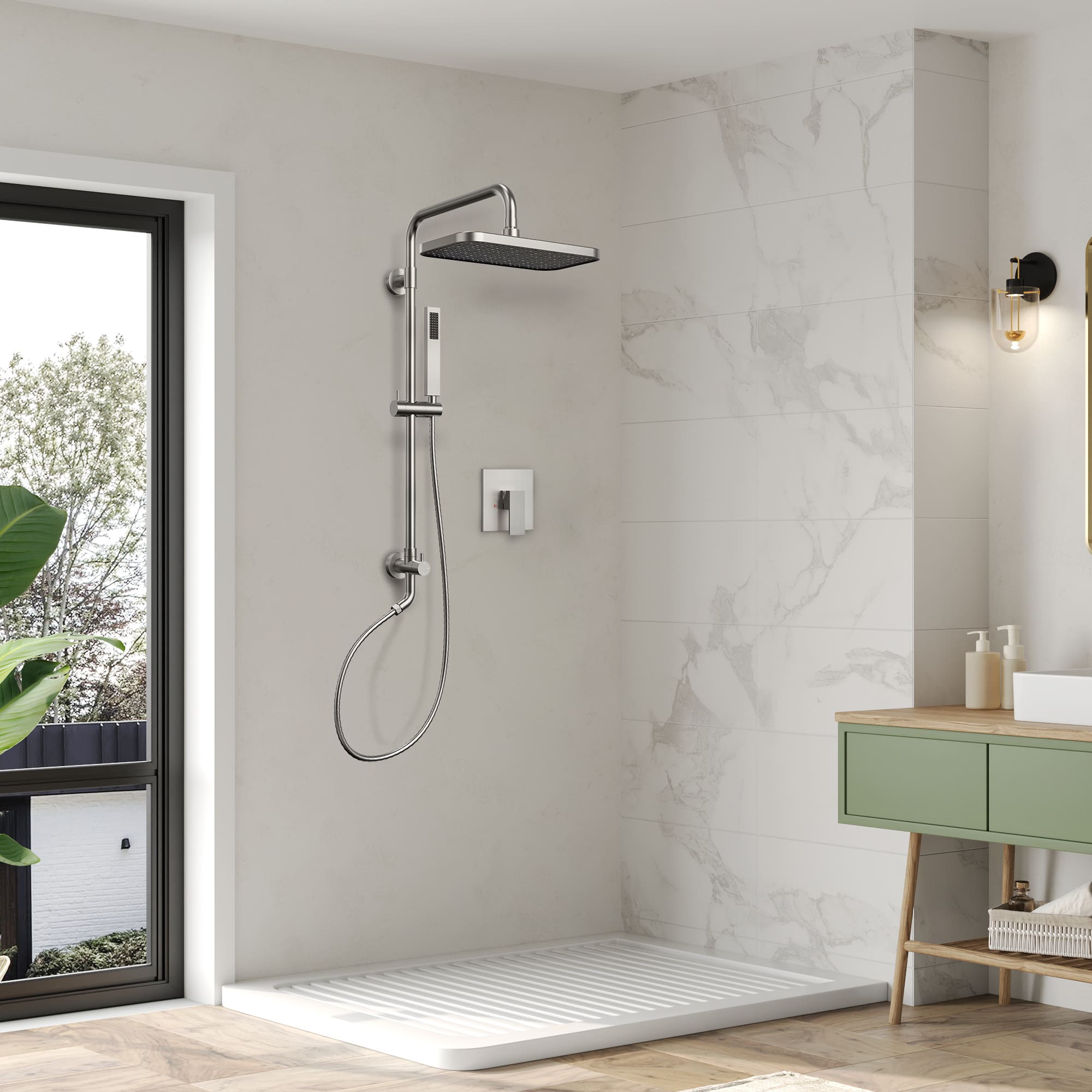 EVERSTEIN SFS-1097-NK9 Showerhead-Bar-Panels - View #15