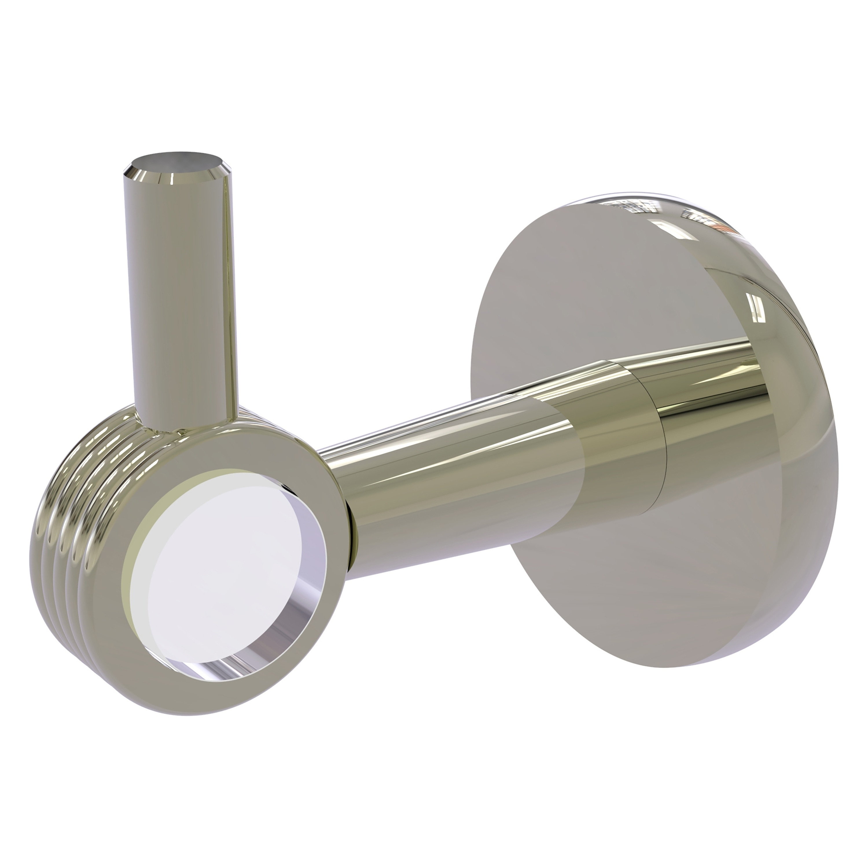 Allied Brass CV-20G-PNI Clearview Polished Nickel Single -Hook Wall mount Towel Hook