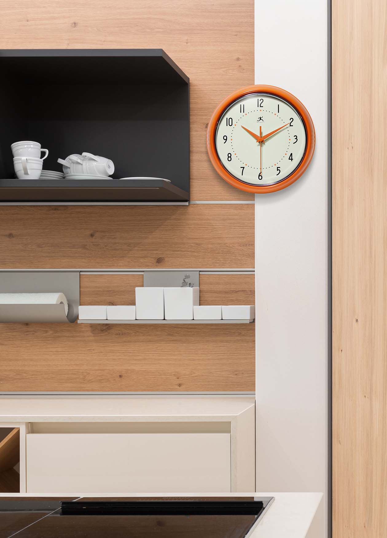 Infinity Instruments 10940 ORANGE Indoor-Outdoor-Clocks - View #7