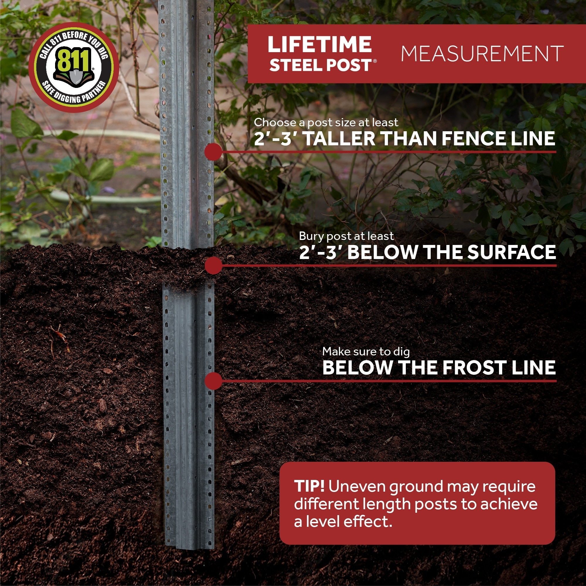 Lifetime Steel Post LTP 70120 Fence-Gates - View #3