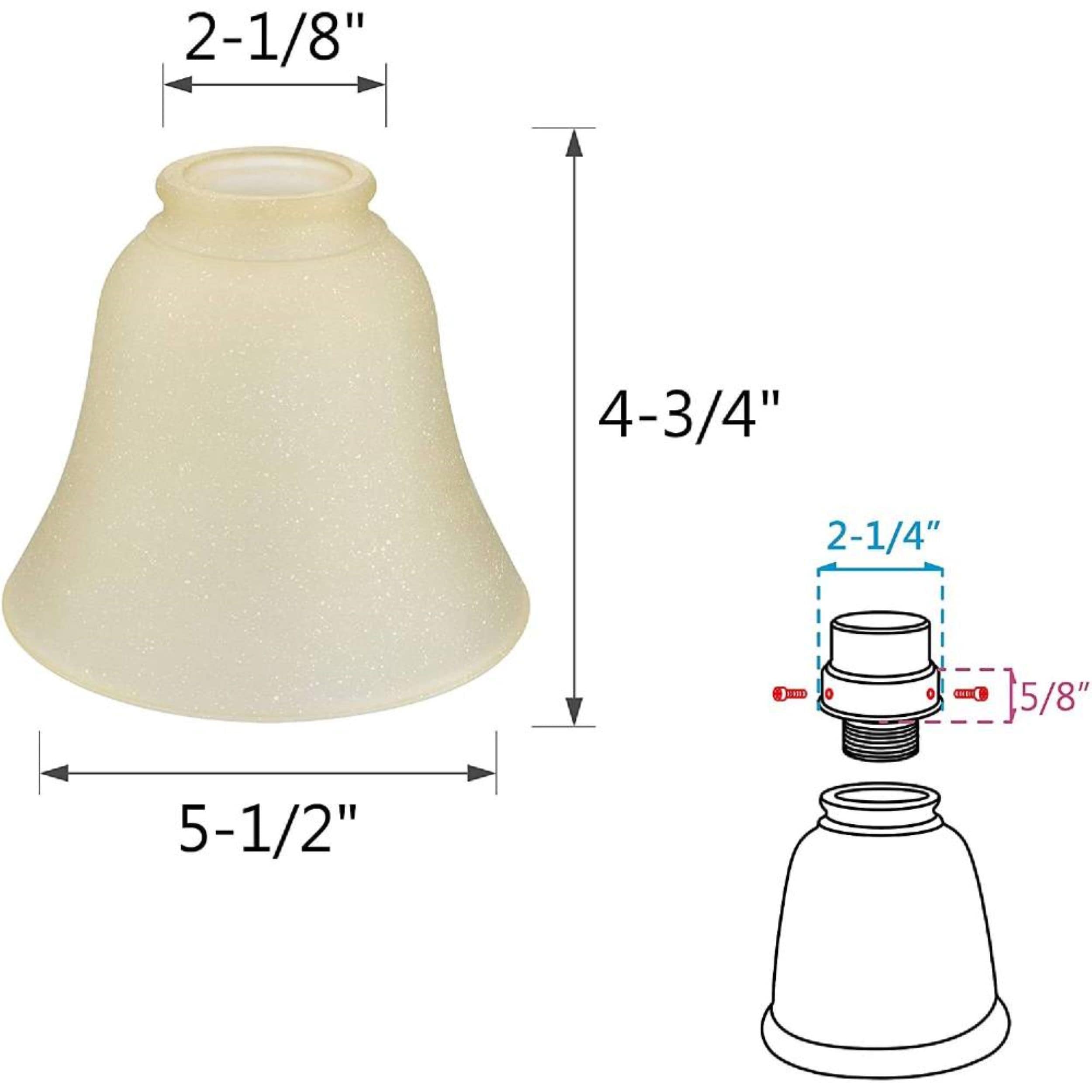Aspen Creative Corporation 23171-4 Light-Shades - View #3