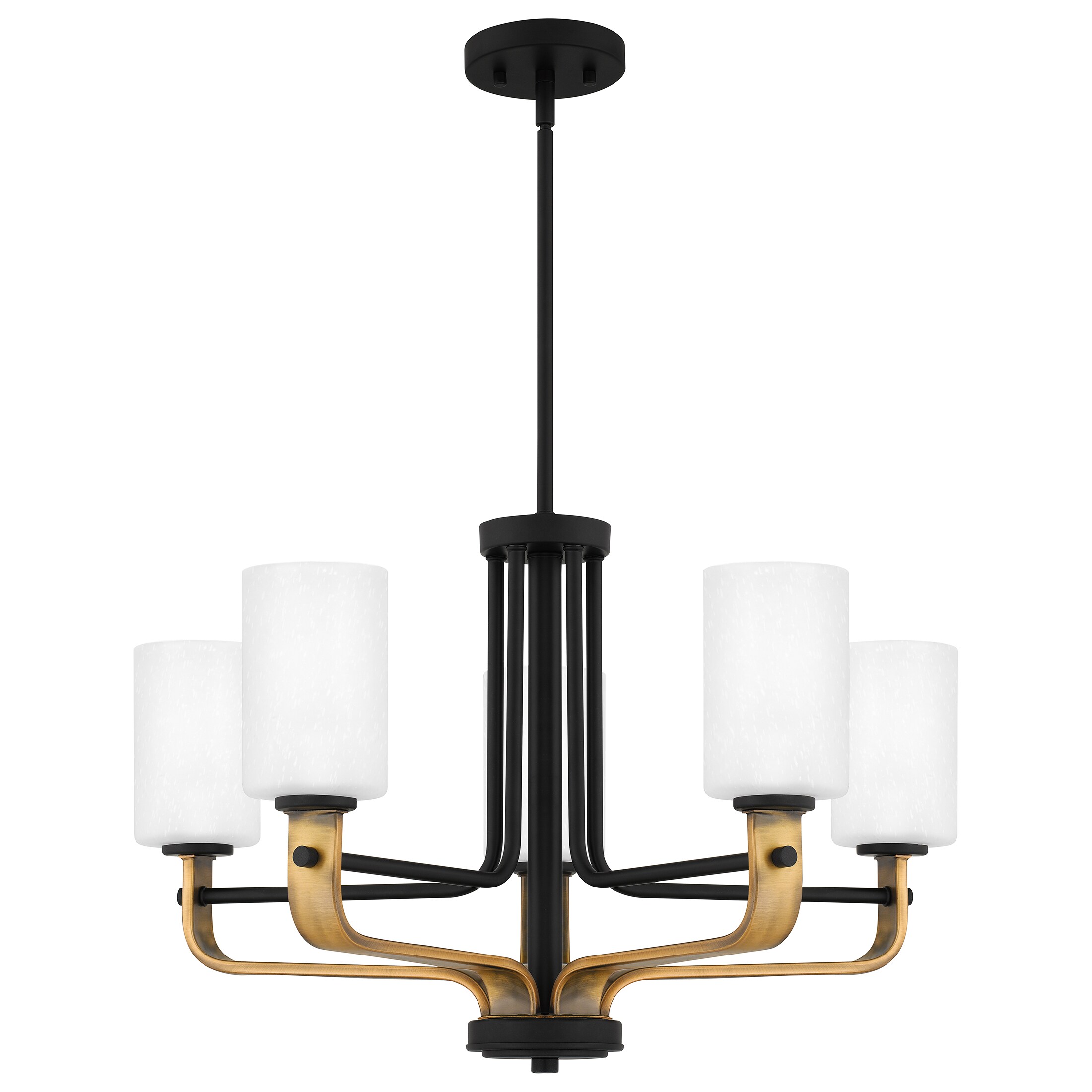 Ashley Harbour ASH33002A Bellingham 5-Light Matte Black Transitional Chandelier