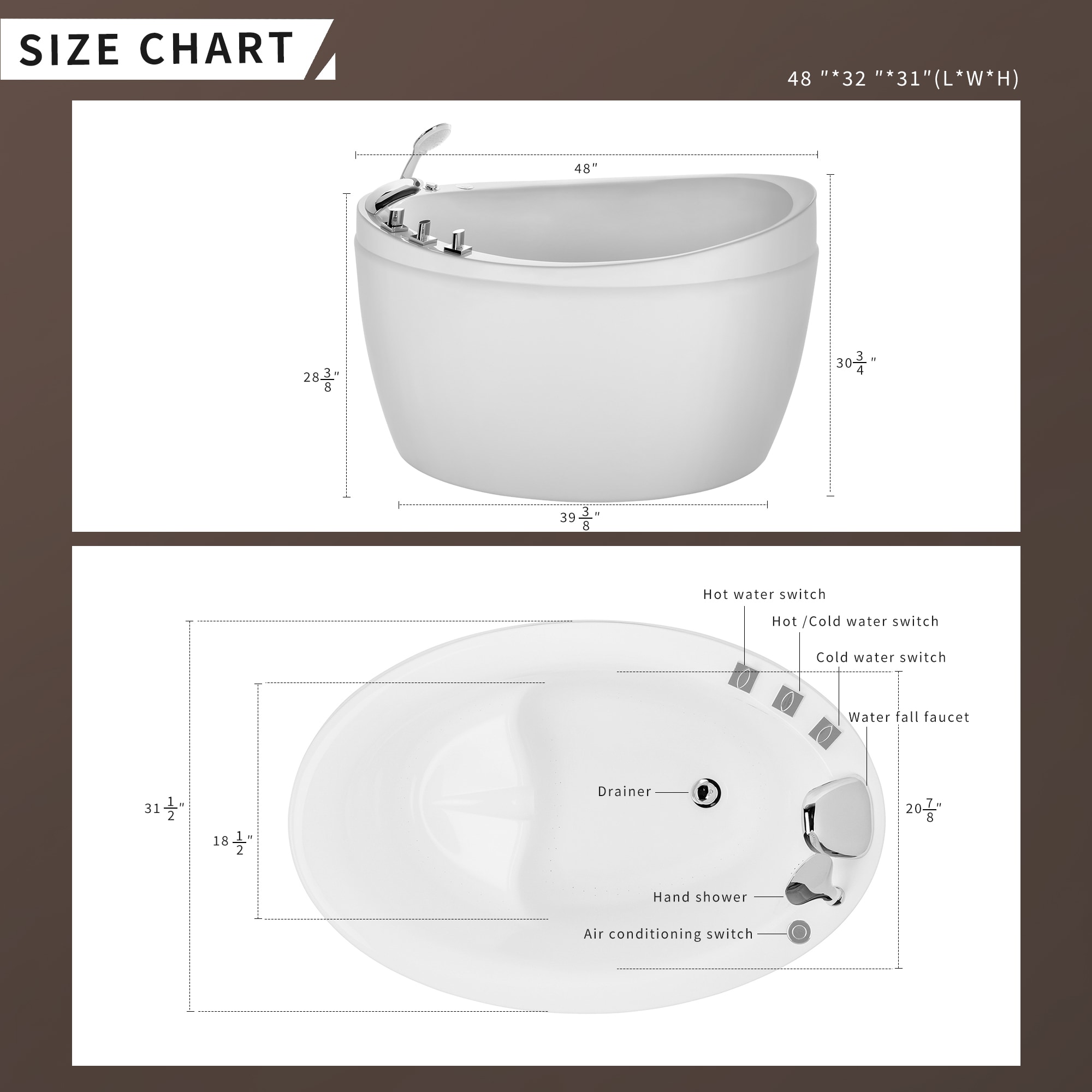 Empava EMPV-48JT011 bathtubs - View #10