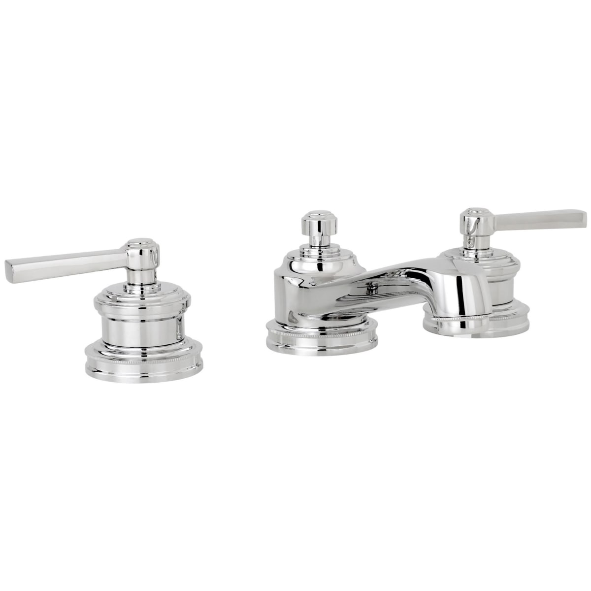 Newport Brass Miro Polished Chrome Widespread 2 Handle Watersense Bathroom Sink Faucet With 2073