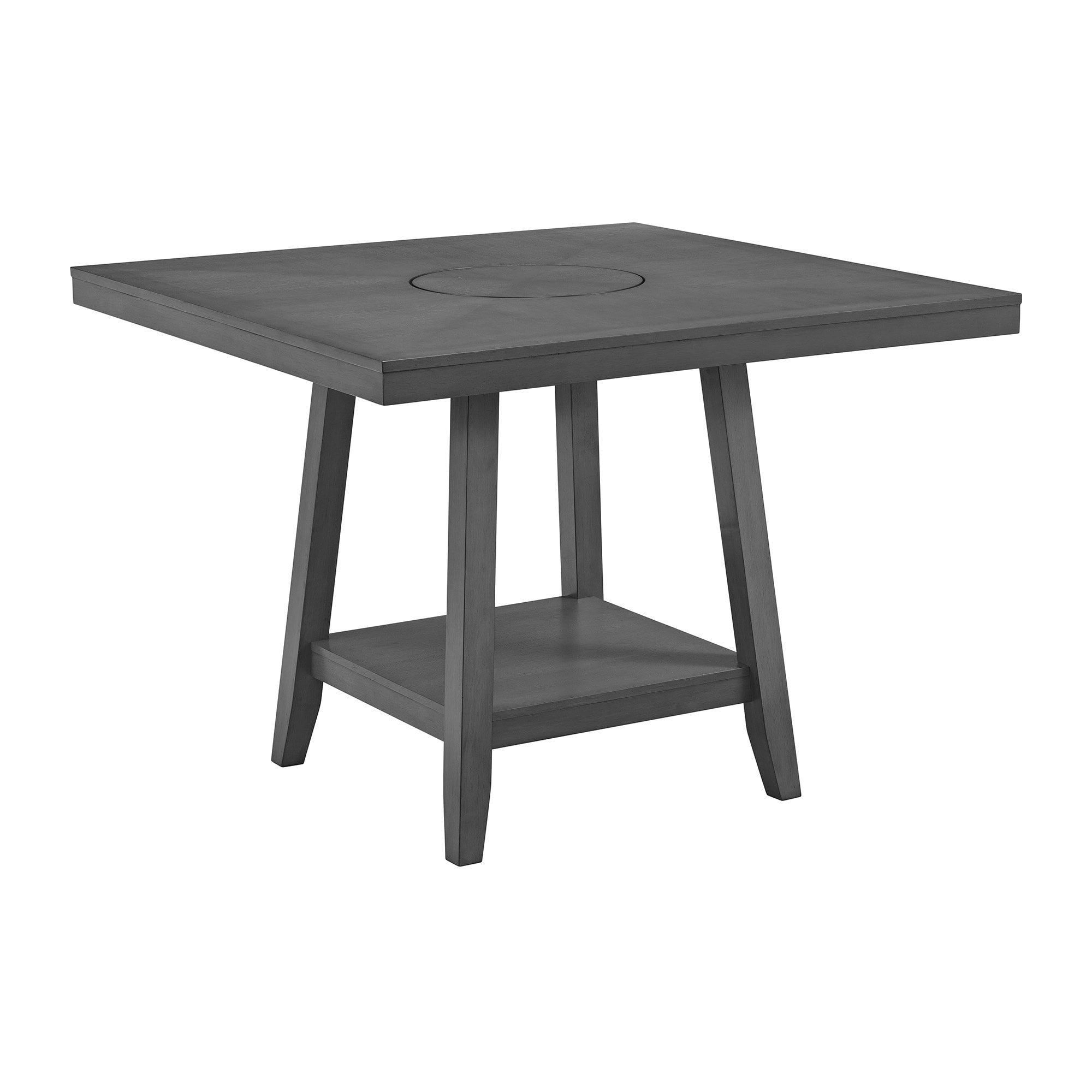 Picket House Furnishings D-7670-3-CT Hester Grey Transitional Counter Table, Wood veneer with Grey Wood veneer 48-in L x 36-in H