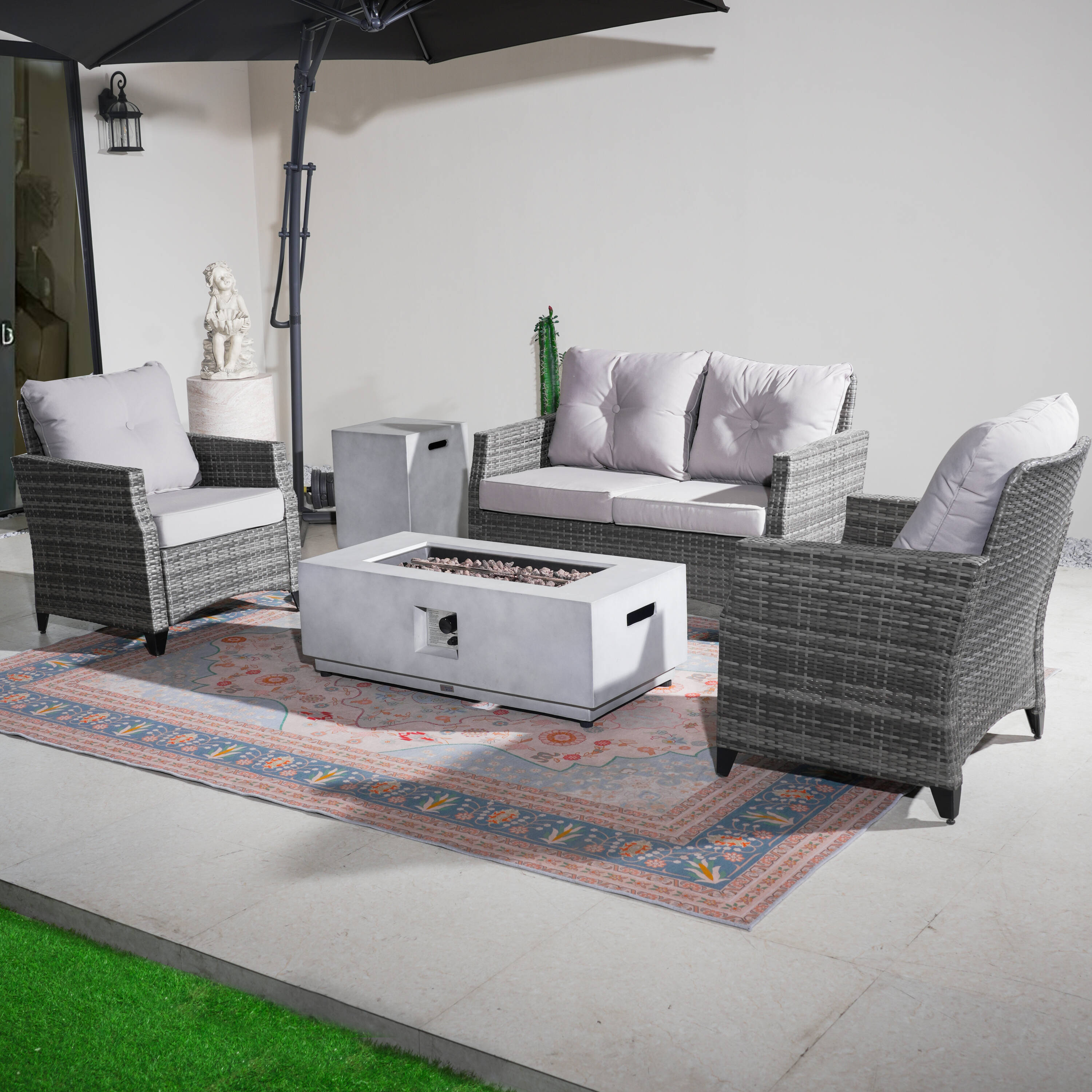 Direct Wicker DWG-N1801P&24924 Patio-Conversation-Sets - View #6