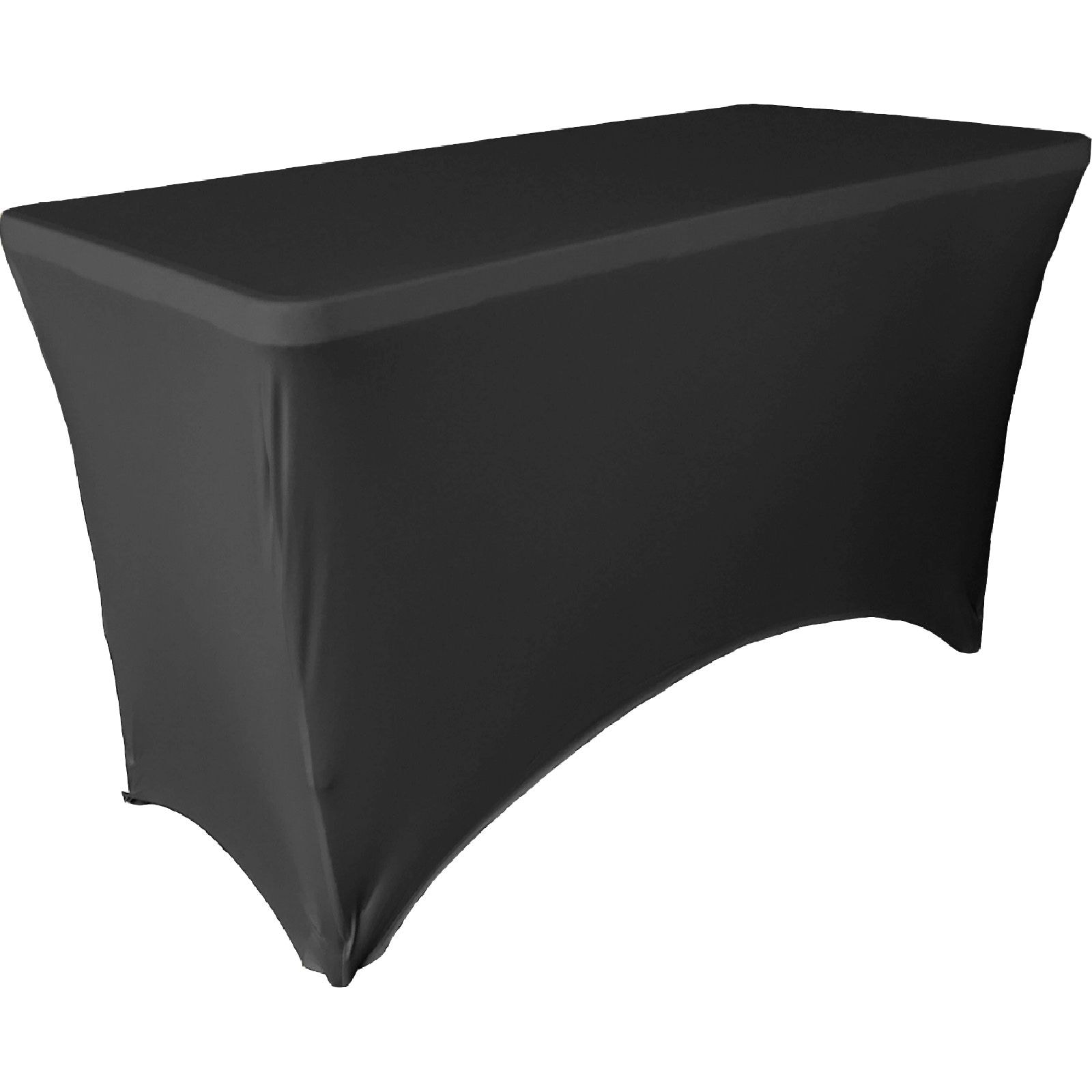 Slickblue Fitted Indoor and Outdoor Spandex Table Cover for 48 x 24 x 30 Inch Rectangular Table for Trade Shows and Banquets Multiple Color Options