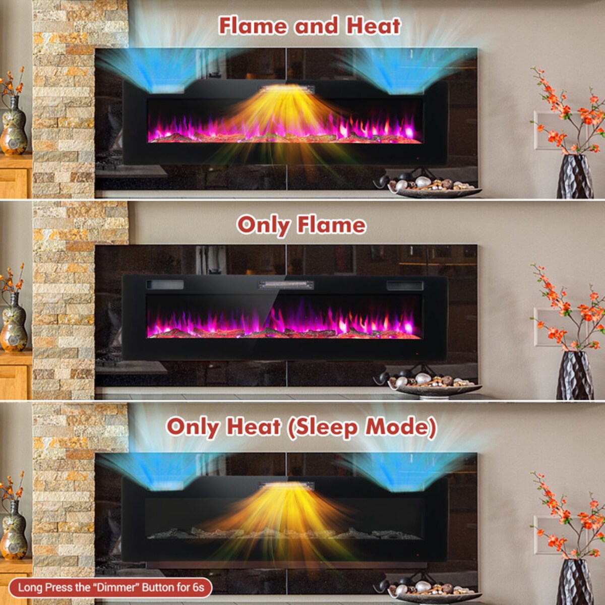 Clihome CL--10166 Electric-Fireplaces - View #10