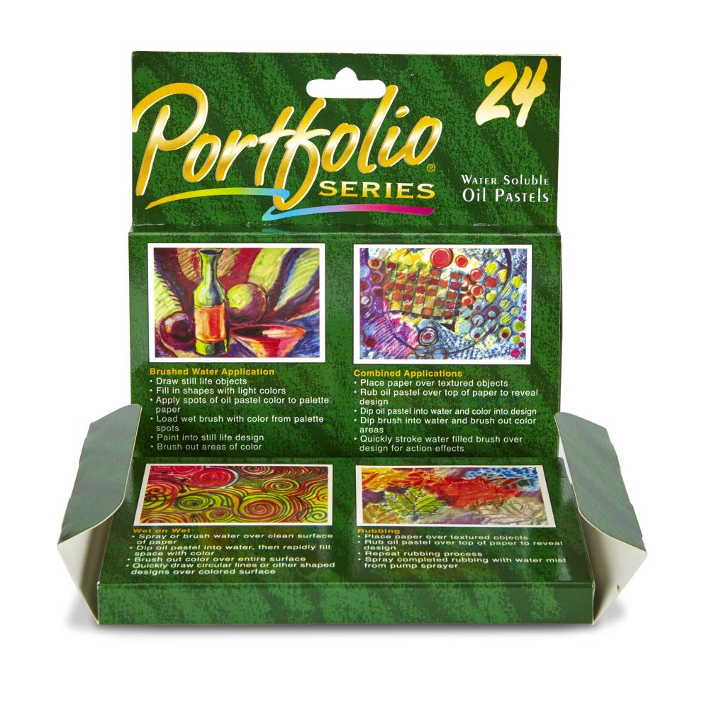 Crayola Portfolio Series Water Soluble Oil Pastels, Assorted Colors - 24 count