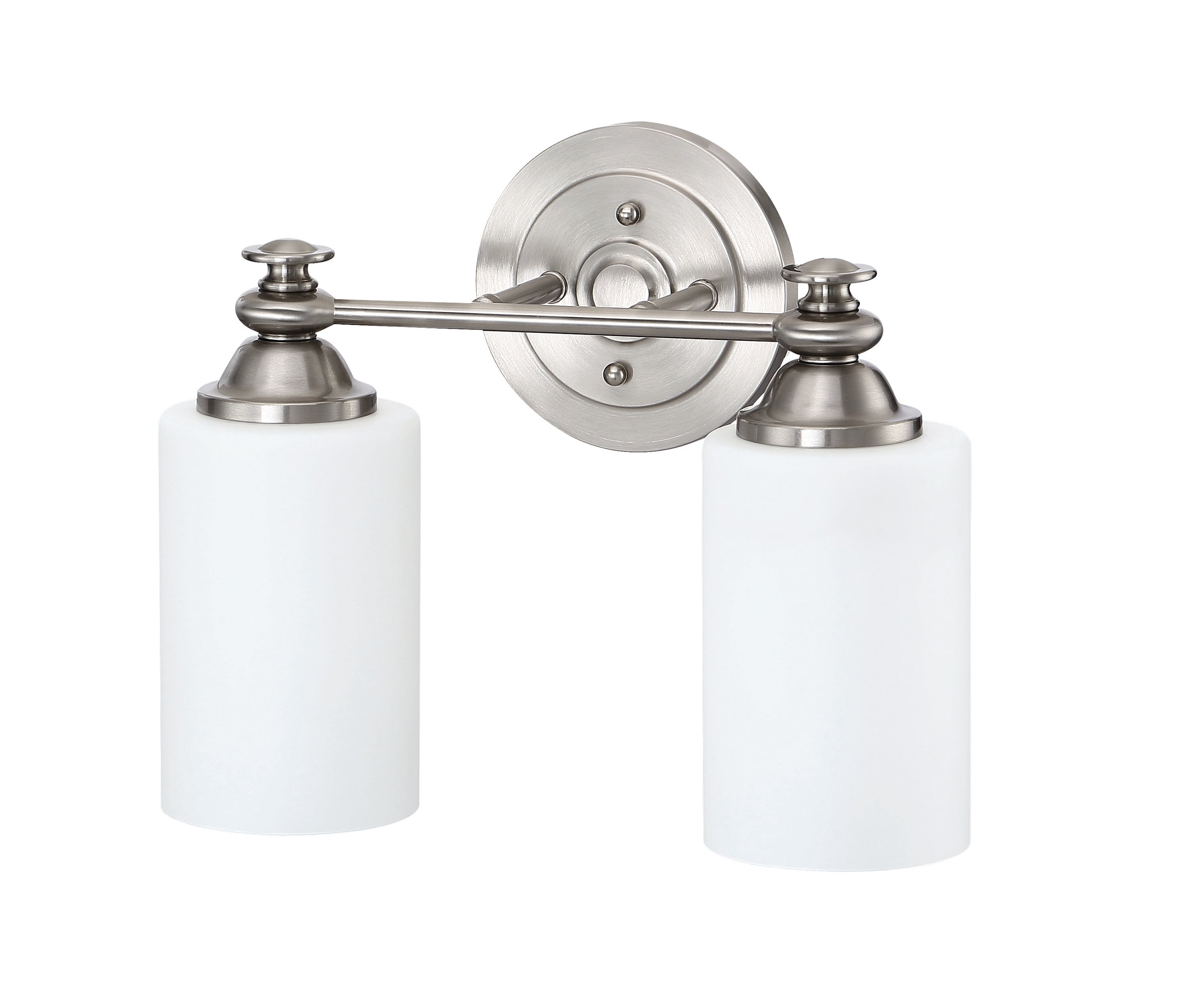 Craftmade 49802-BNK Dardyn 13.38-in 2 -Light Brushed Nickel Modern/contemporary Vanity light