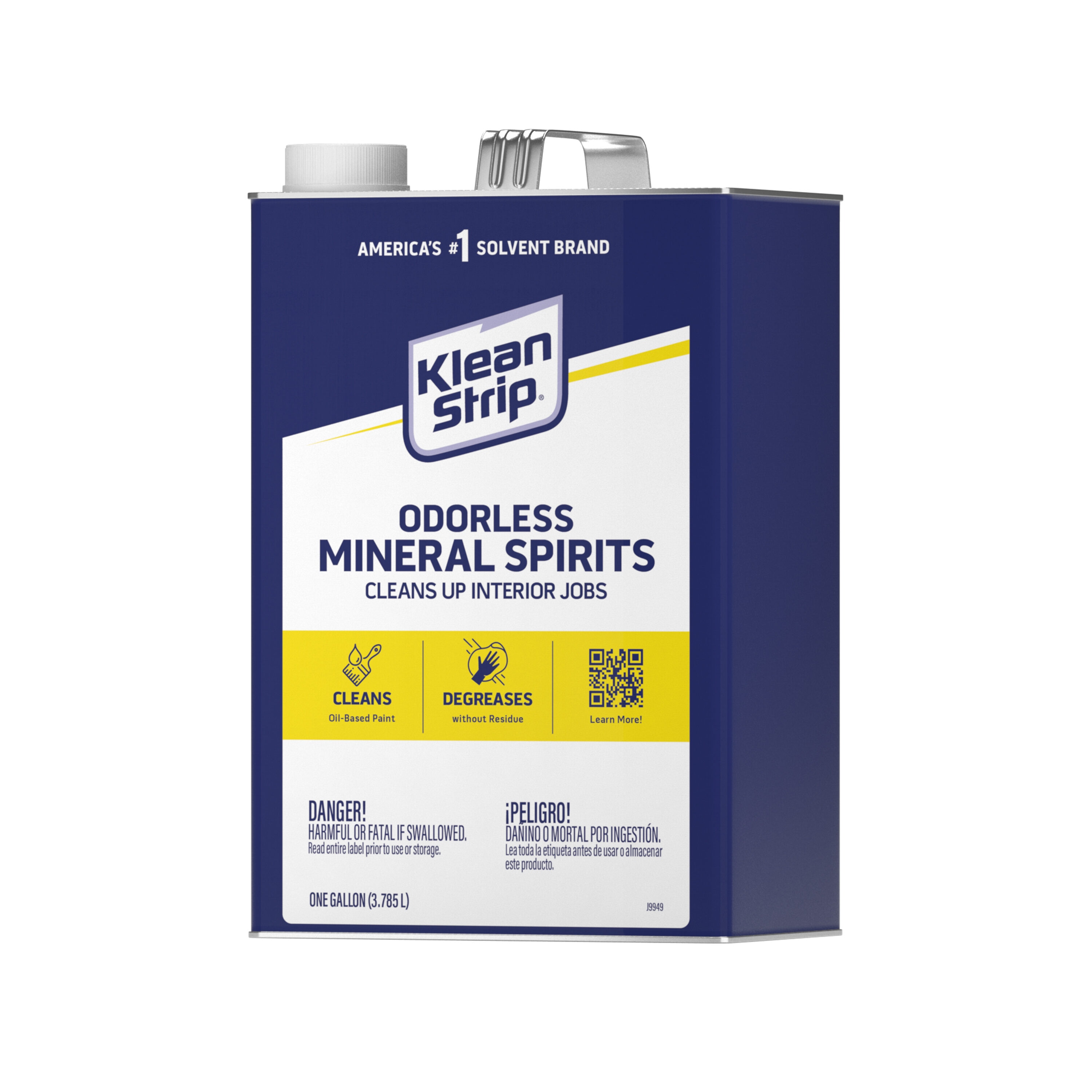 Klean Strip Odorless MINERAL SPIRITS Paint Thinner 1 QT. Low Odor for  Interior