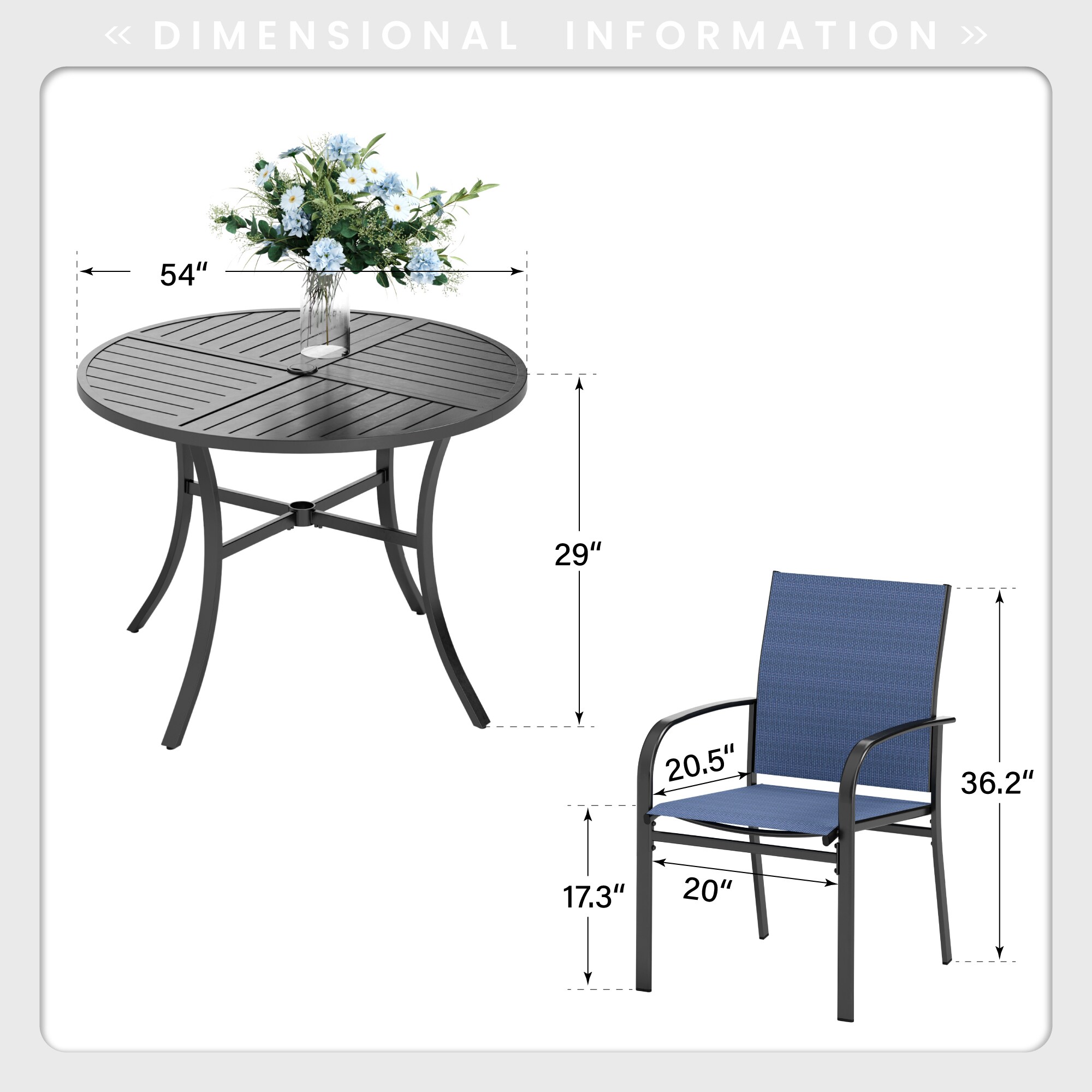 Sunshine Valley TC7-154B-409B Patio-Dining-Sets - View #10