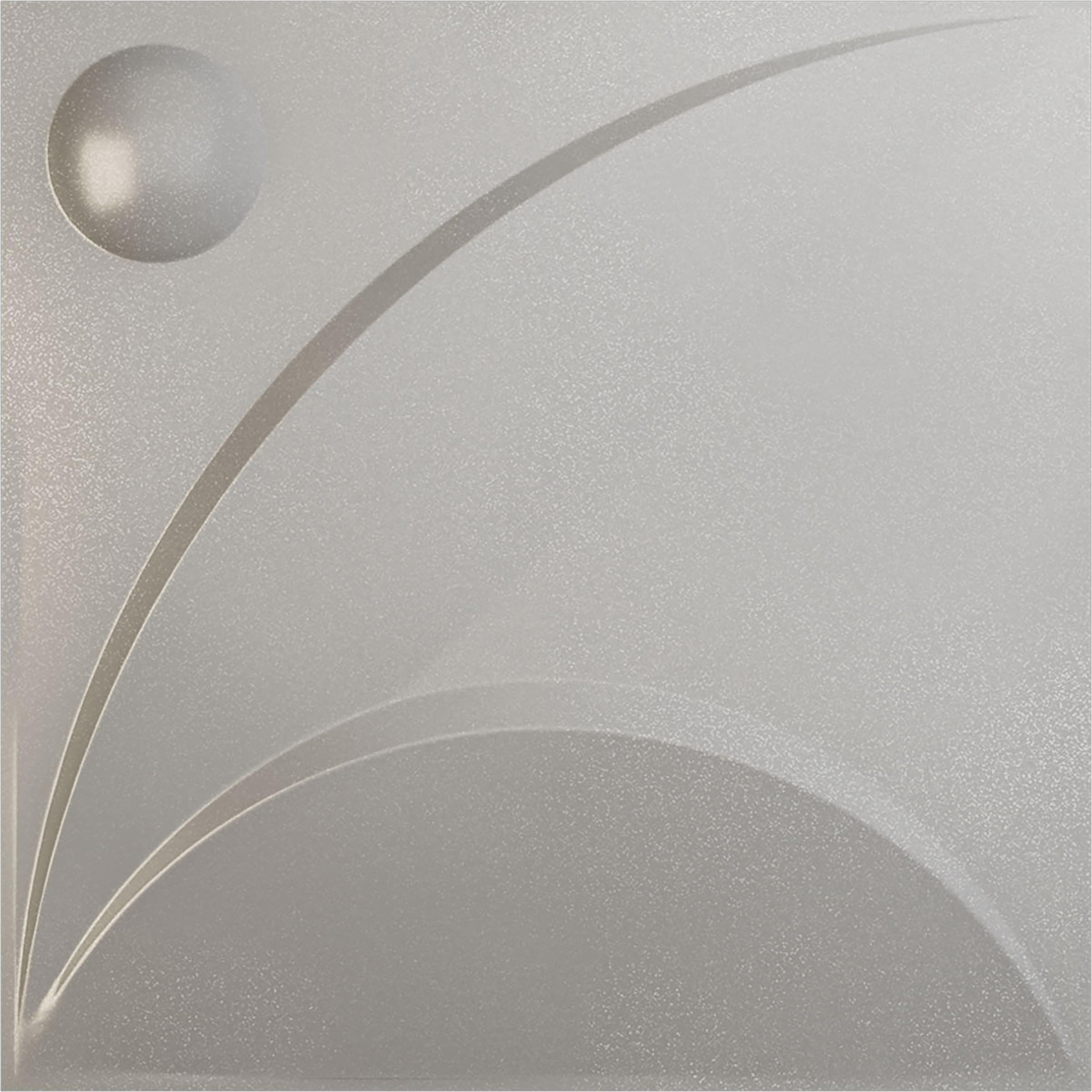 Ekena Millwork WP20X20EZASV-CASE-12 19-5/8-in x 19-5/8-in Embossed Paintable/Stainable Silver PVC Wall Panel ( 12 -Pack, Covers