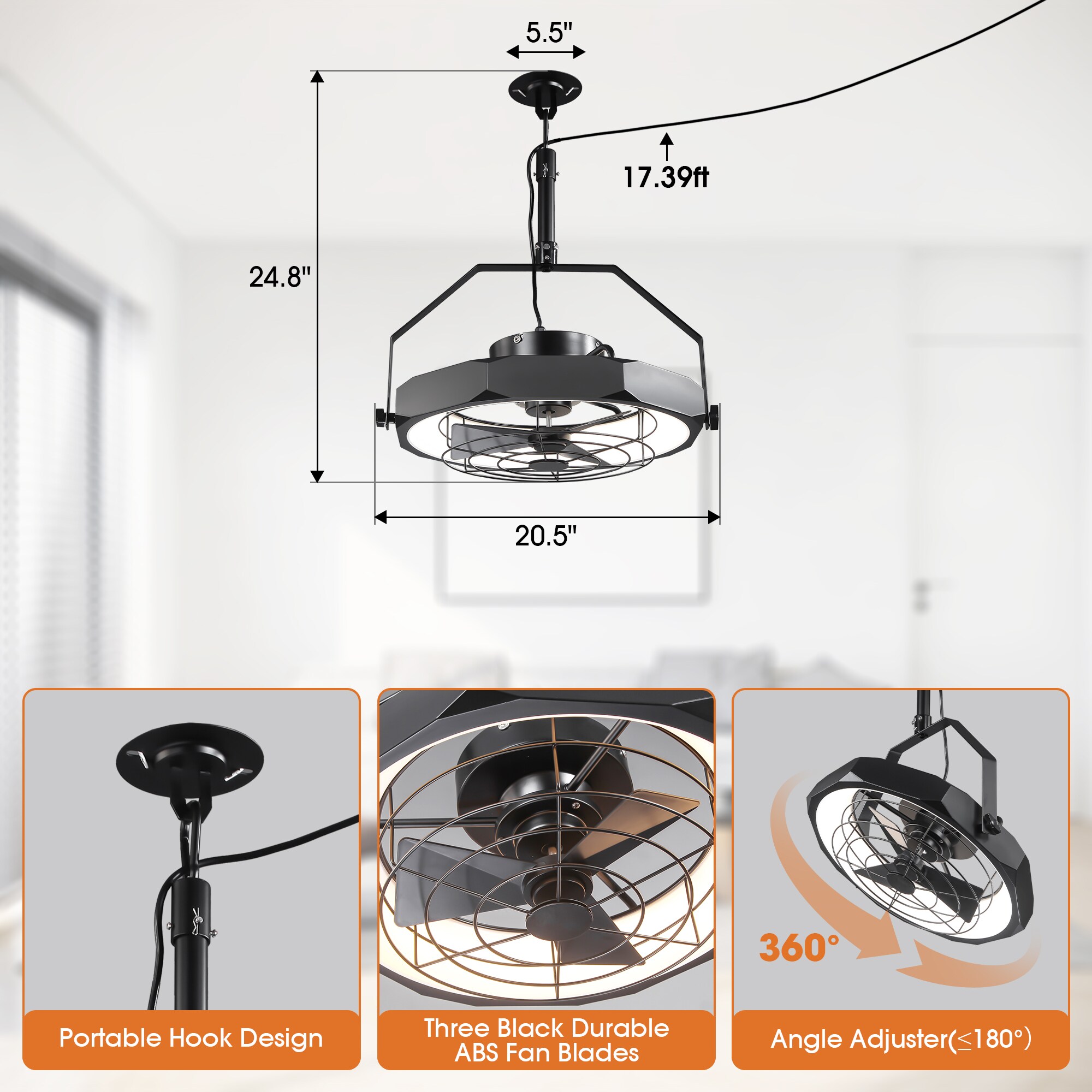 Parrot Uncle F3012 Ceiling-Fans - View #6