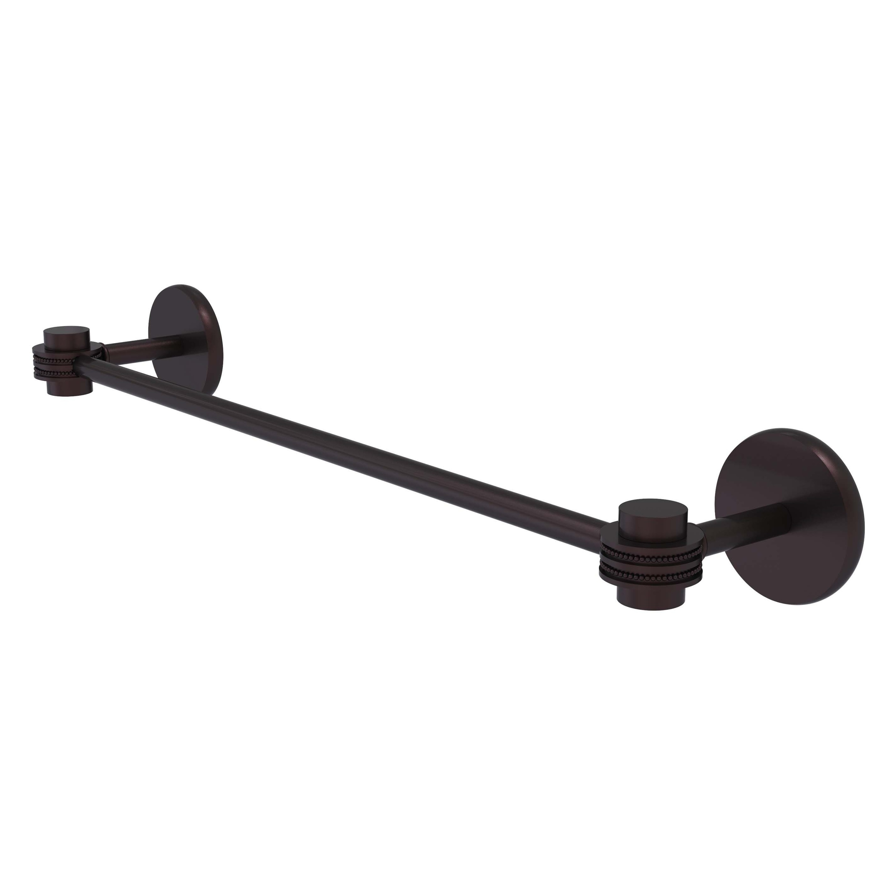 Allied Brass 7131D/36-ABZ Satellite Orbit One 36-in Antique Bronze Wall mount Single Towel Bar