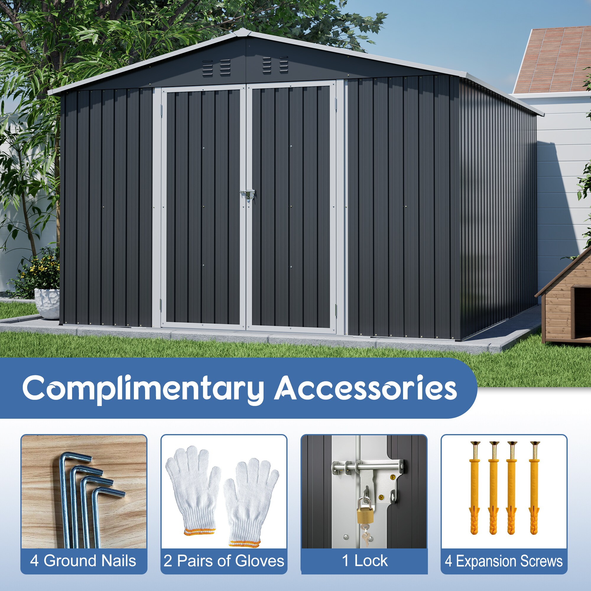 Poinic CURDS-S00027-1422 Metal-Storage-Buildings-Sheds - View #9