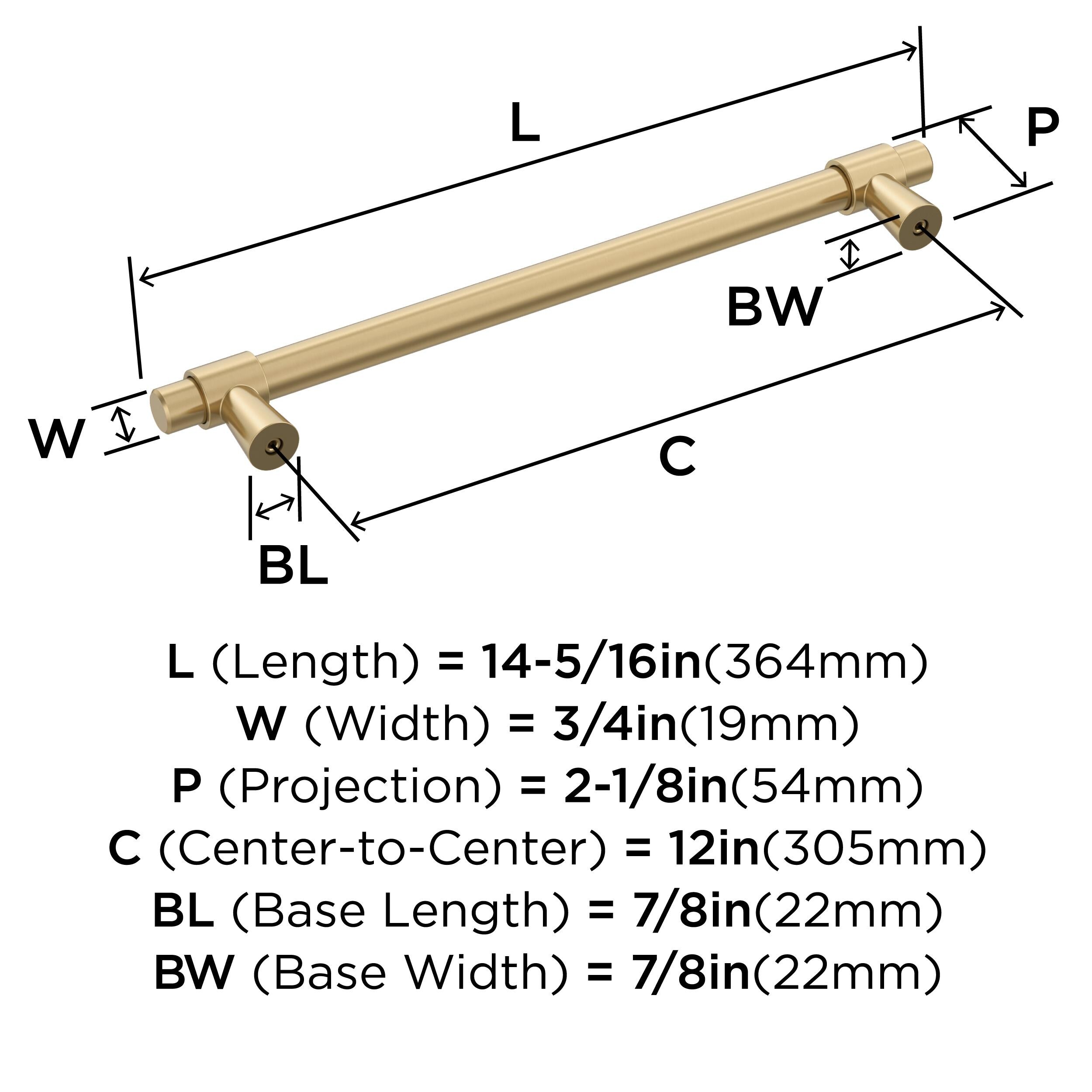 Amerock BP54035CZ Cabinet-Pulls - View #5