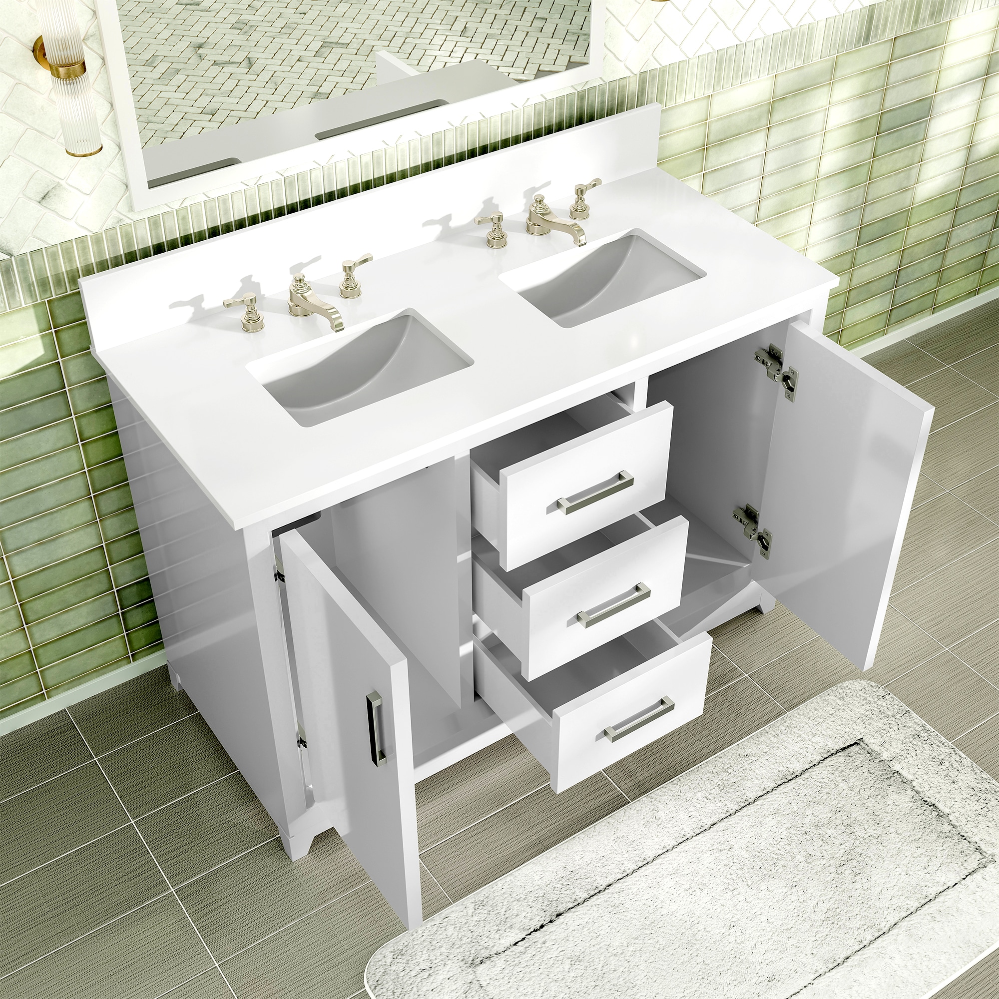 JEAREY DXRTZ-GY Bath-Vanity-Combo - View #2