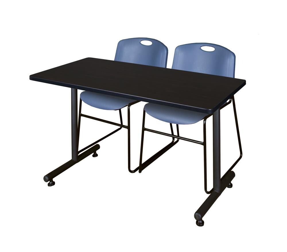Regency MKTRCT4830MW44BE Training Brown 4-Person Training Table (48-in W x 29-in H)