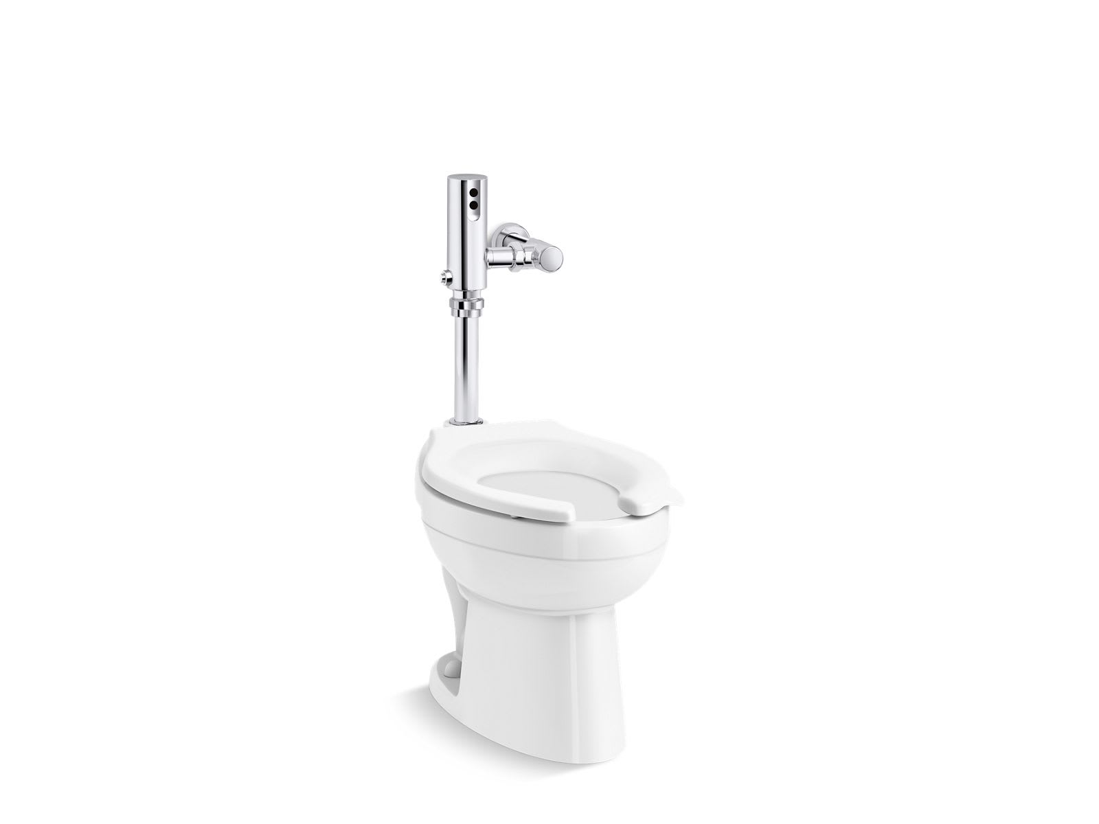 KOHLER PR96053-T5D-NA Commercial toilet with Mach Tripoint touchless DC 1.6 gpf flushometer