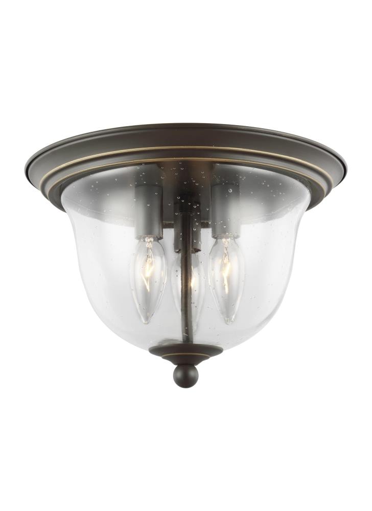 Brushed bronze deals flush mount light