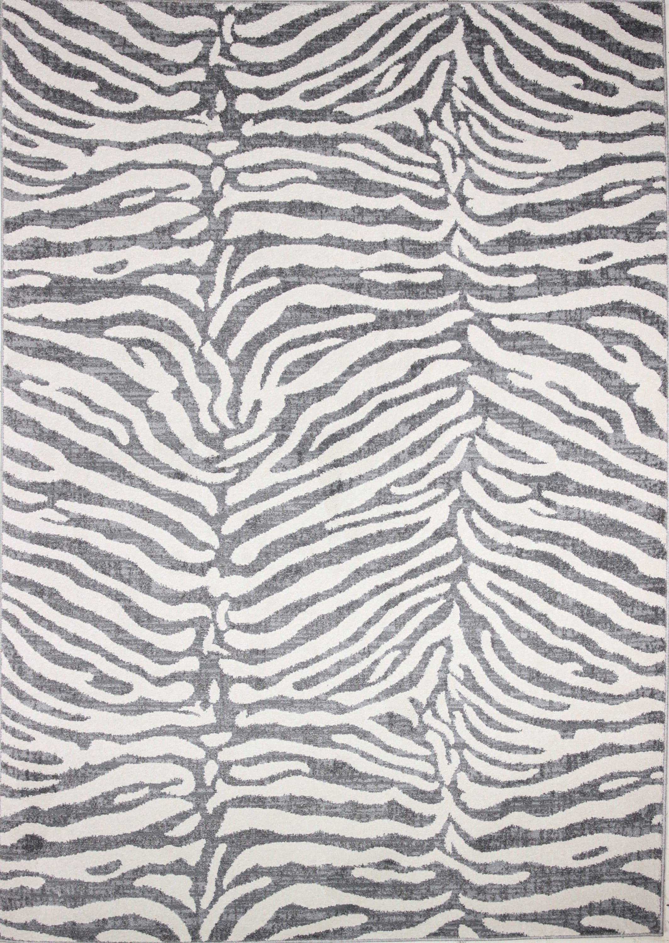 Bashian 649652301266 4 X 6 (ft) Ivory/Grey Indoor Geometric Lodge Area Rug