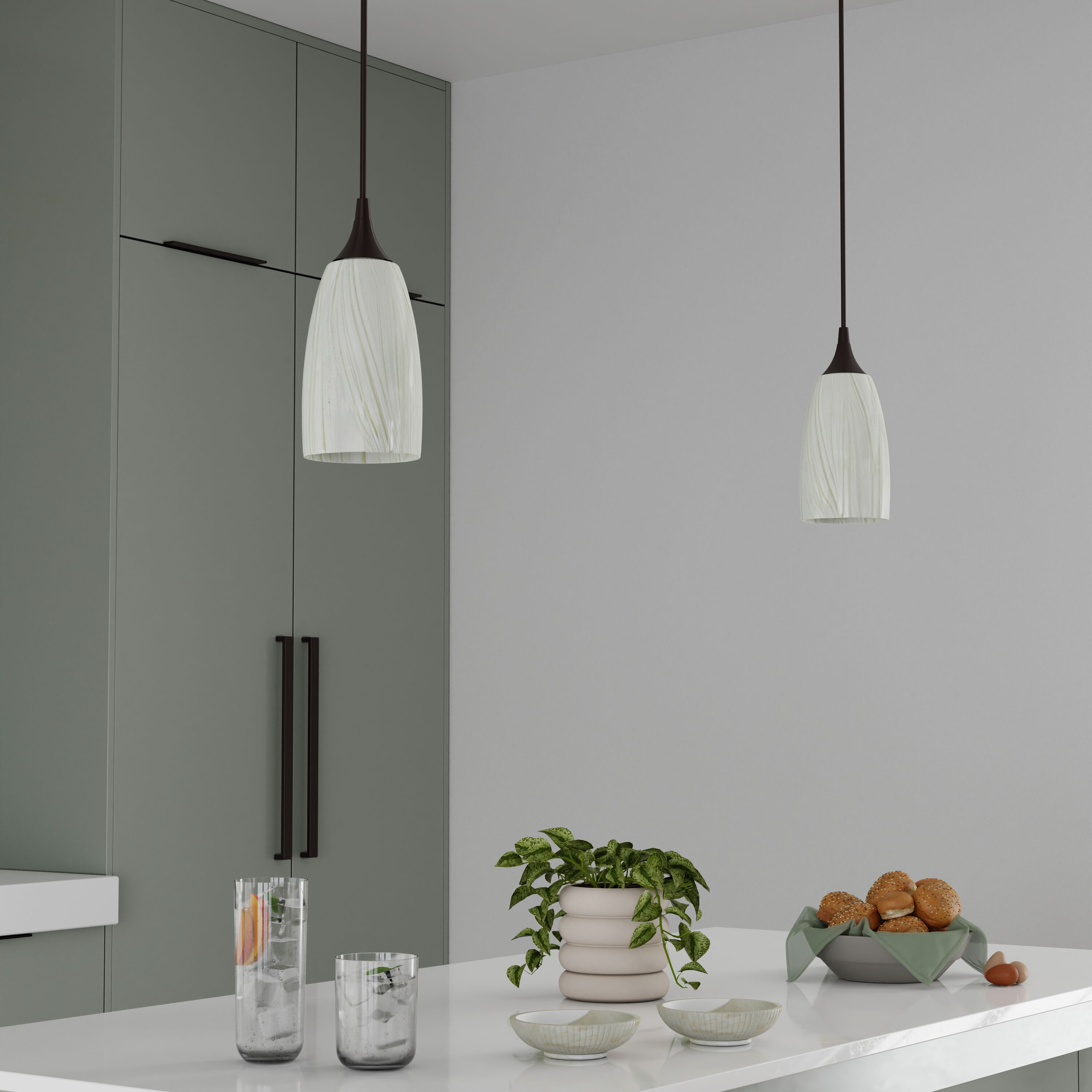 Style Selections MPA-2JBZ Recessed-Lighting-Pendant-Kits - View #5