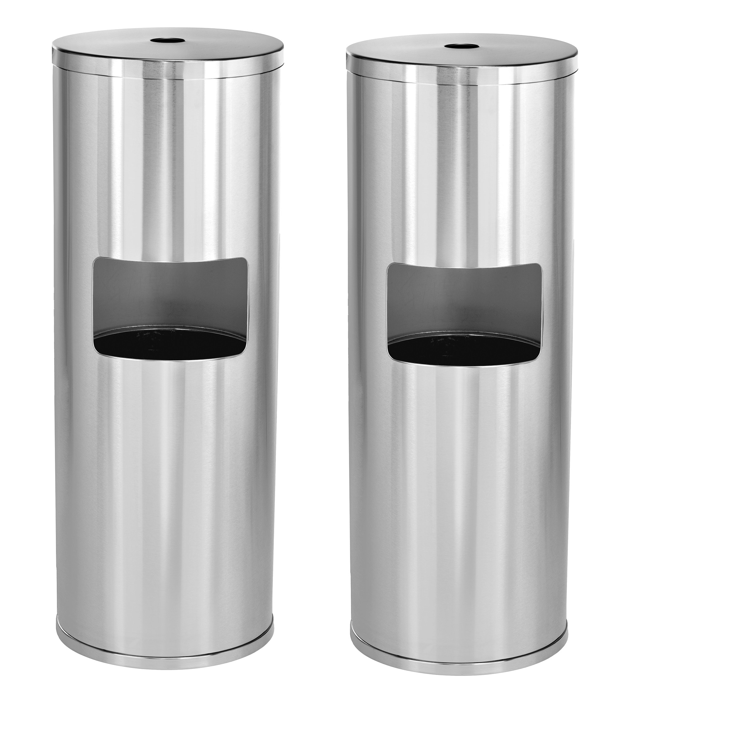 Alpine Industries 2-Pack 7 Gallon Stainless Steel Built-in