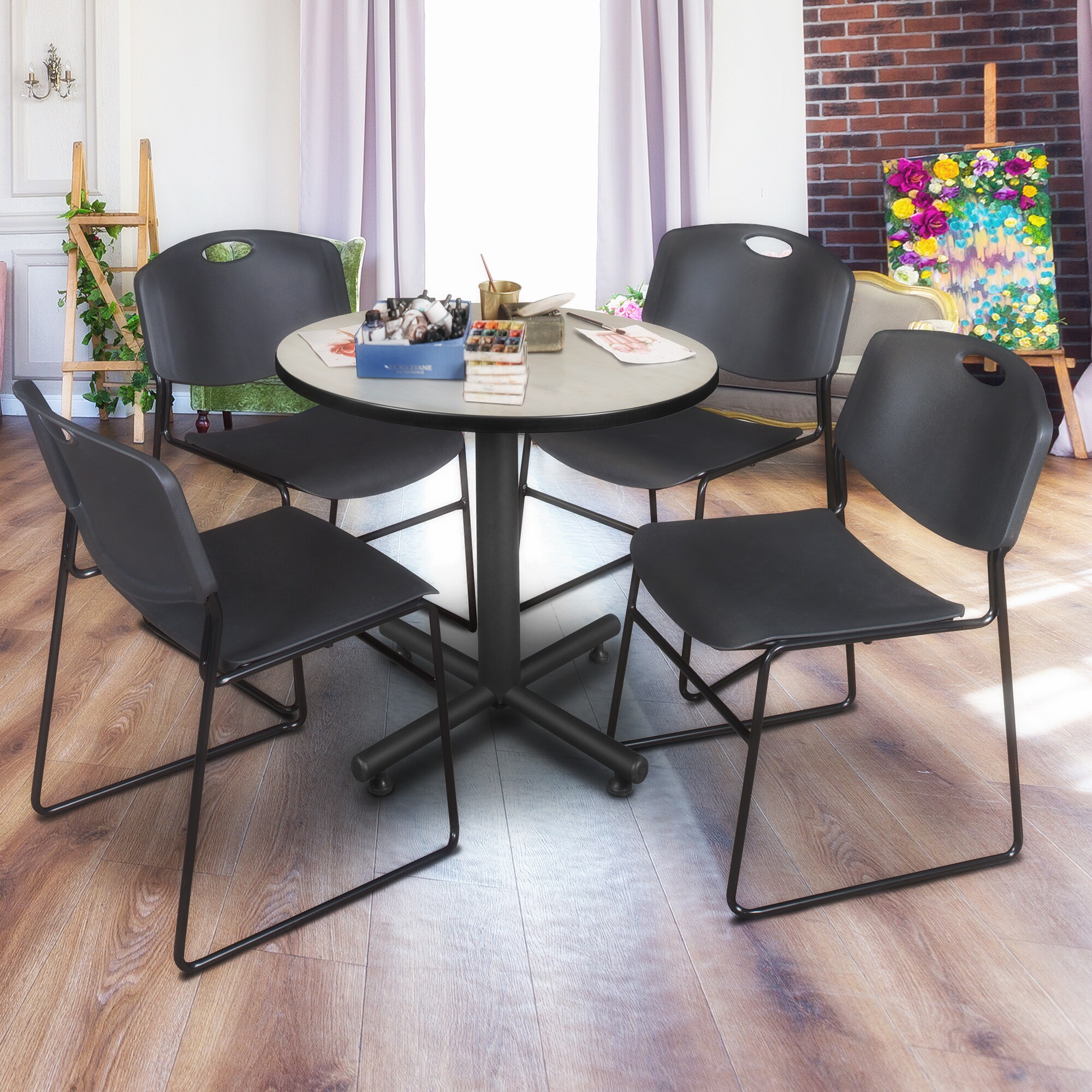 Regency TKB42RNDPL44BK Office-Tables - View #8