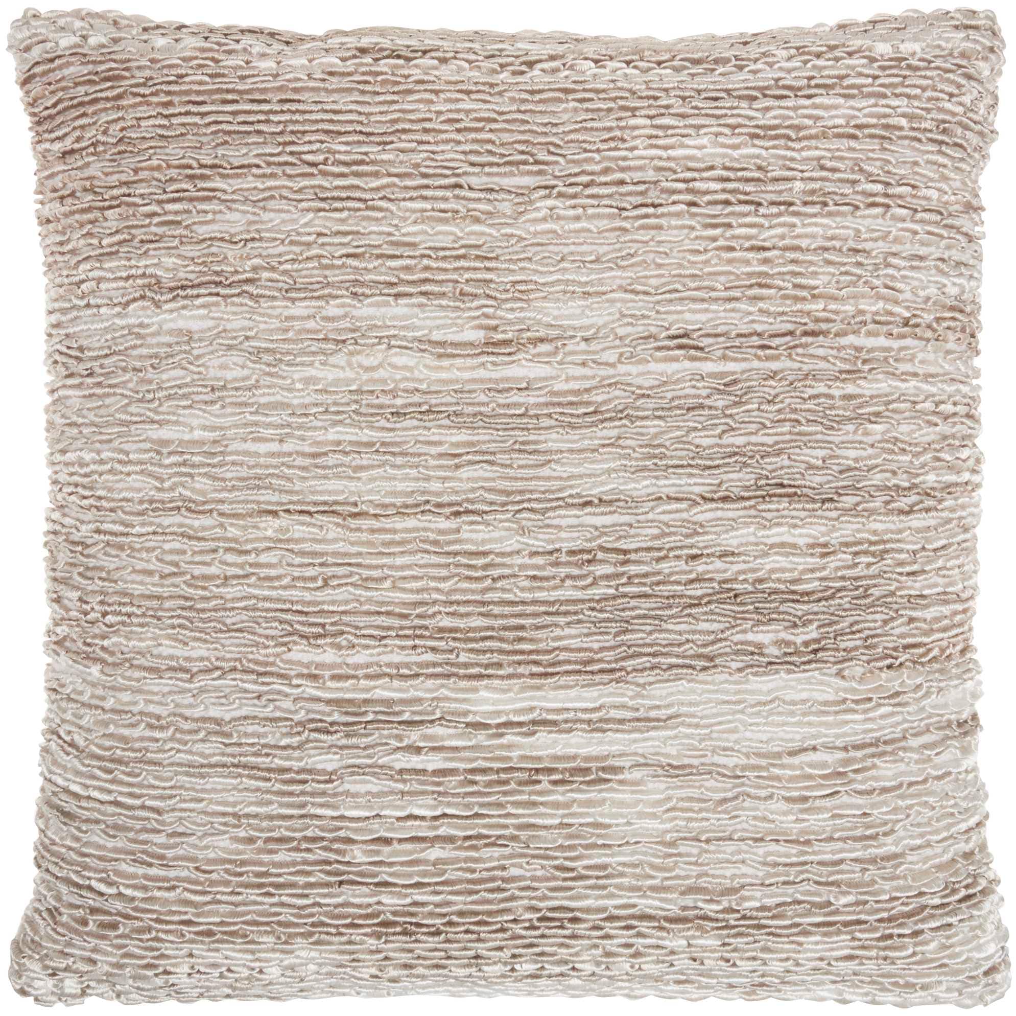 Mina Victory 798019076030 Lifestyles 20-in x 20-in Off-white Square Indoor Decorative Pillow
