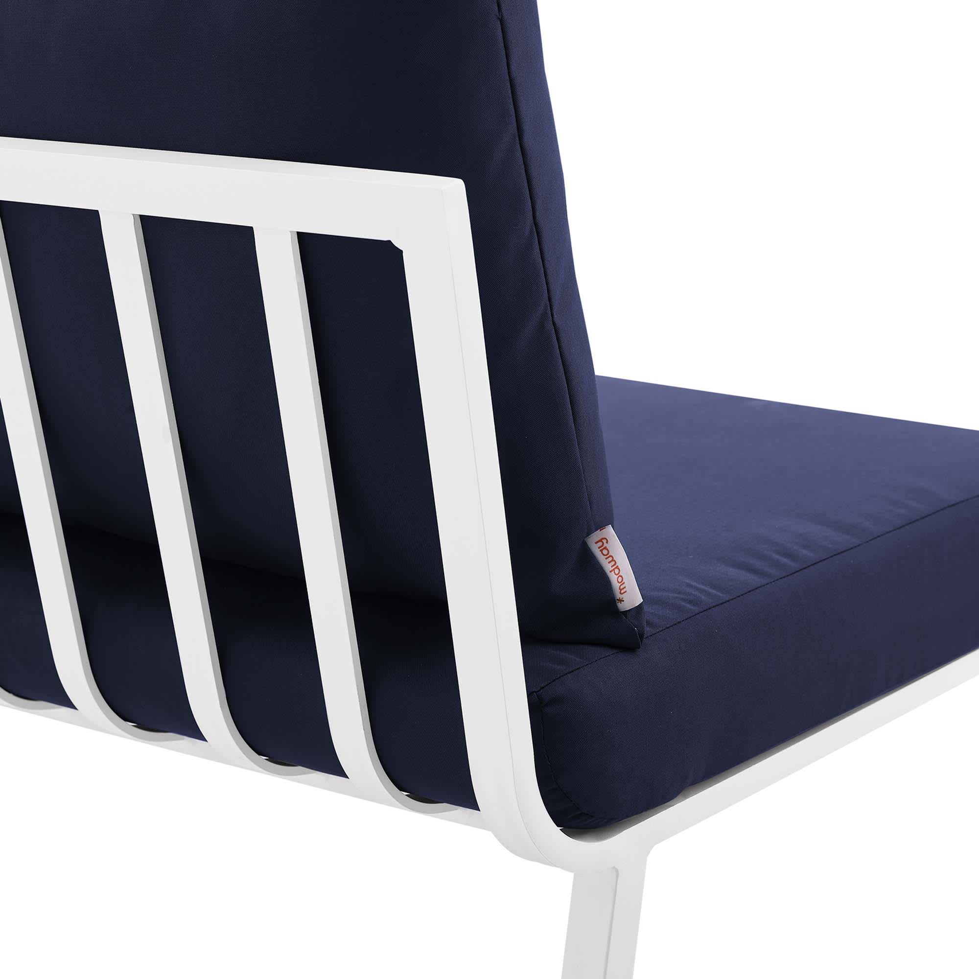 Modway EEI-3567-WHI-NAV Patio-Sofas-Daybeds - View #4