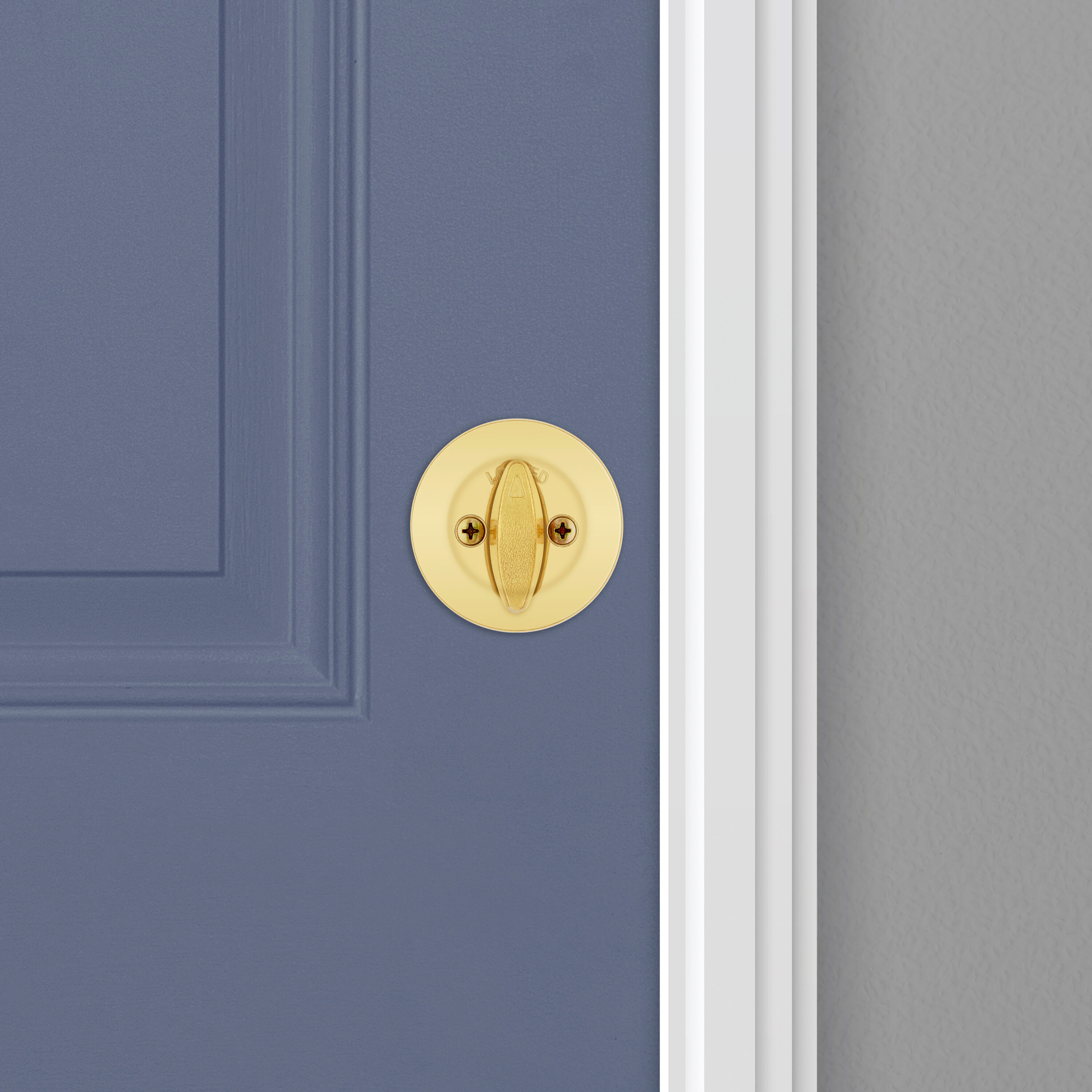 Kwikset Polished Brass Single Cylinder Deadbolt for Residential Doors