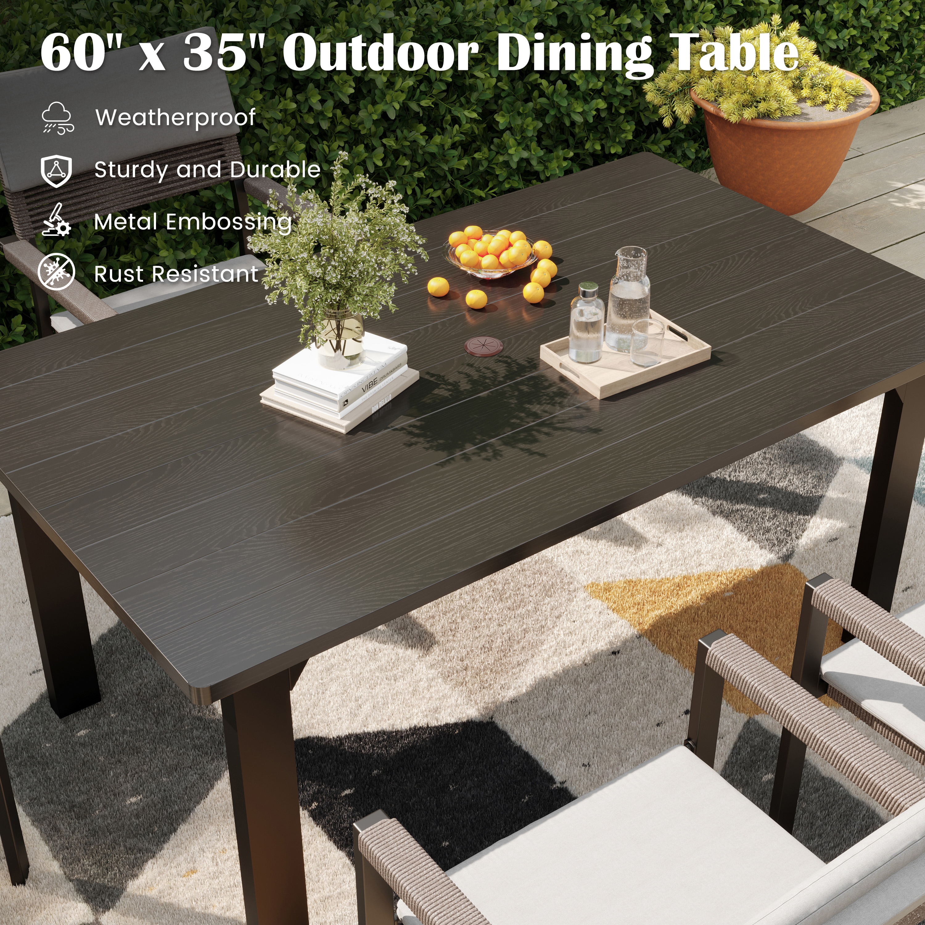 AURA OUTDOOR OIDCT-12-BR Patio-Dining-Sets - View #2