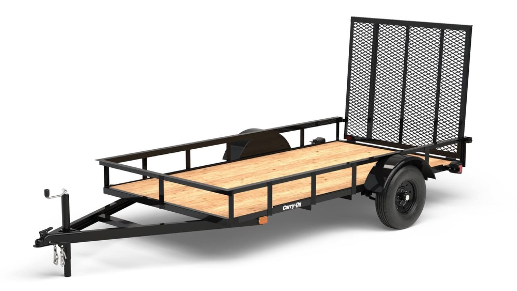 Carry-On Trailer 5-ft x 10-ft Treated Lumber Utility Trailer with