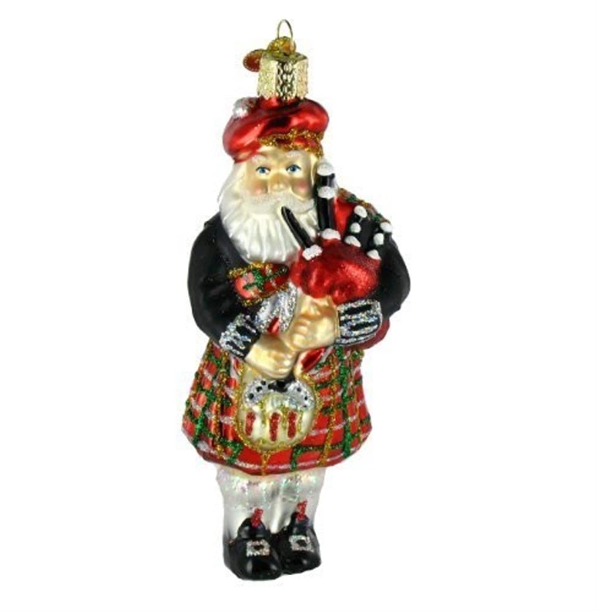 Old World Christmas 729343401397 Blown Glass Ornament for Christmas Tree - Highland Santa