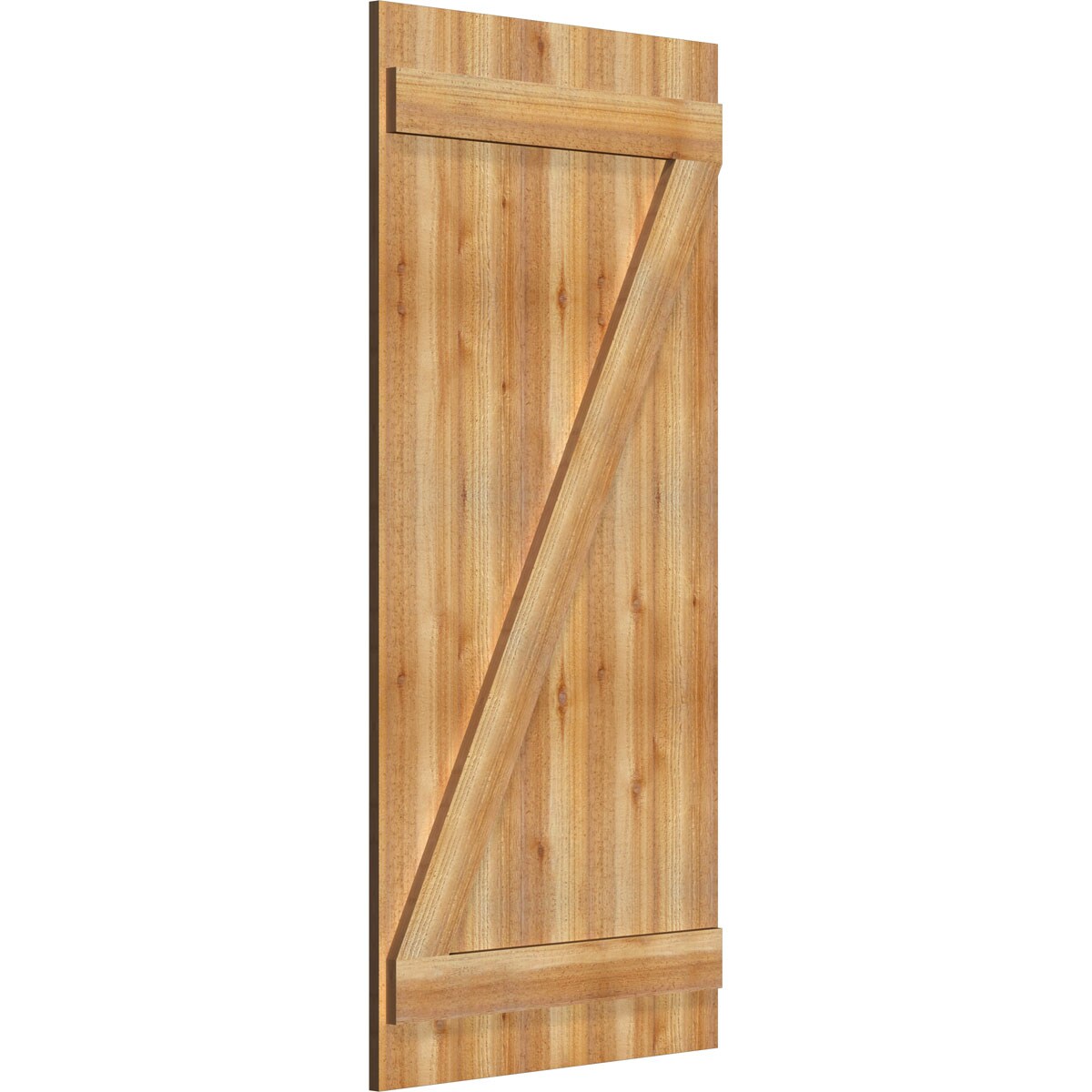 Ekena Millwork RBJ06Z26X057RWR Exterior-Shutters - View #2