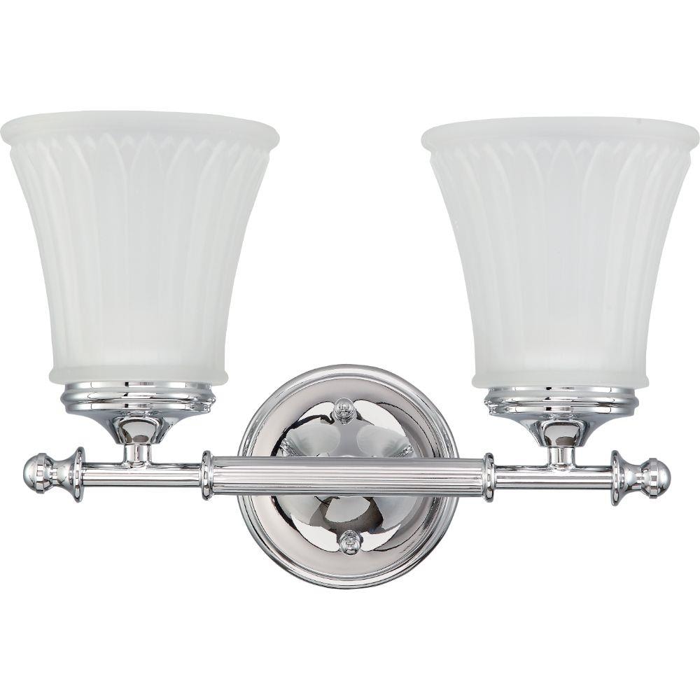  LW-SC515196 13.5-in 2-Light Polished Chrome Transitional Vanity Light
