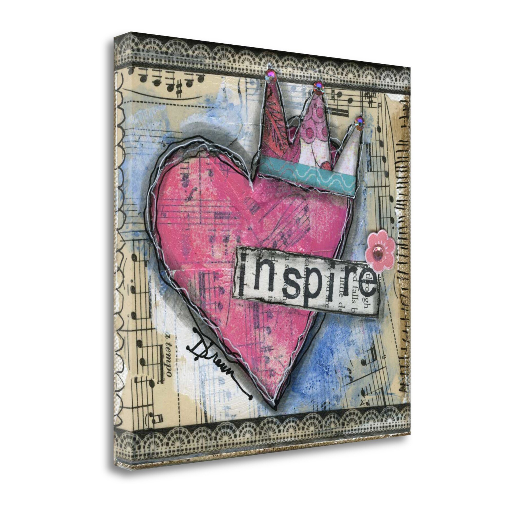 Tangletown Fine Art SBBD1015-1818C Inspire Denise Braun 18-in H x 18-in W Modern Print on Canvas