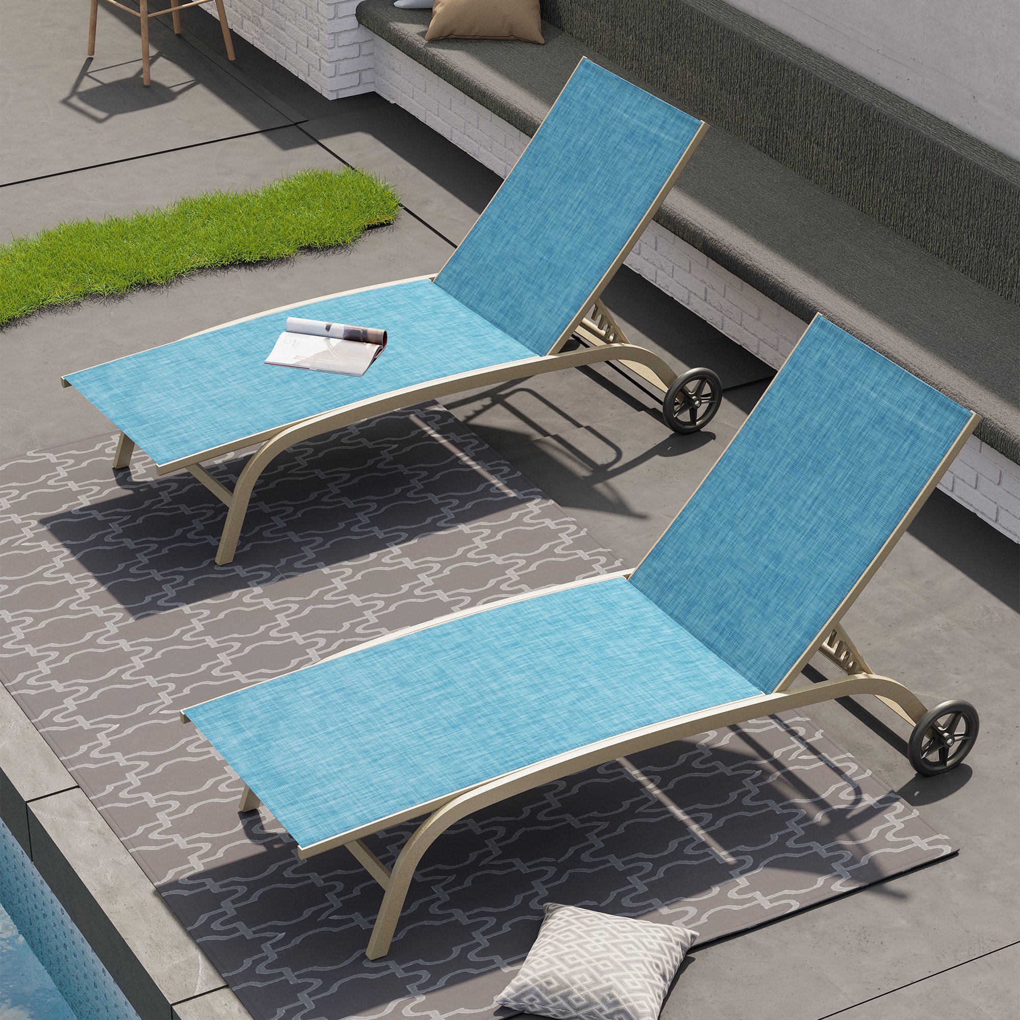 Crestlive Products CL-LG011BLU Patio-Chairs - View #2