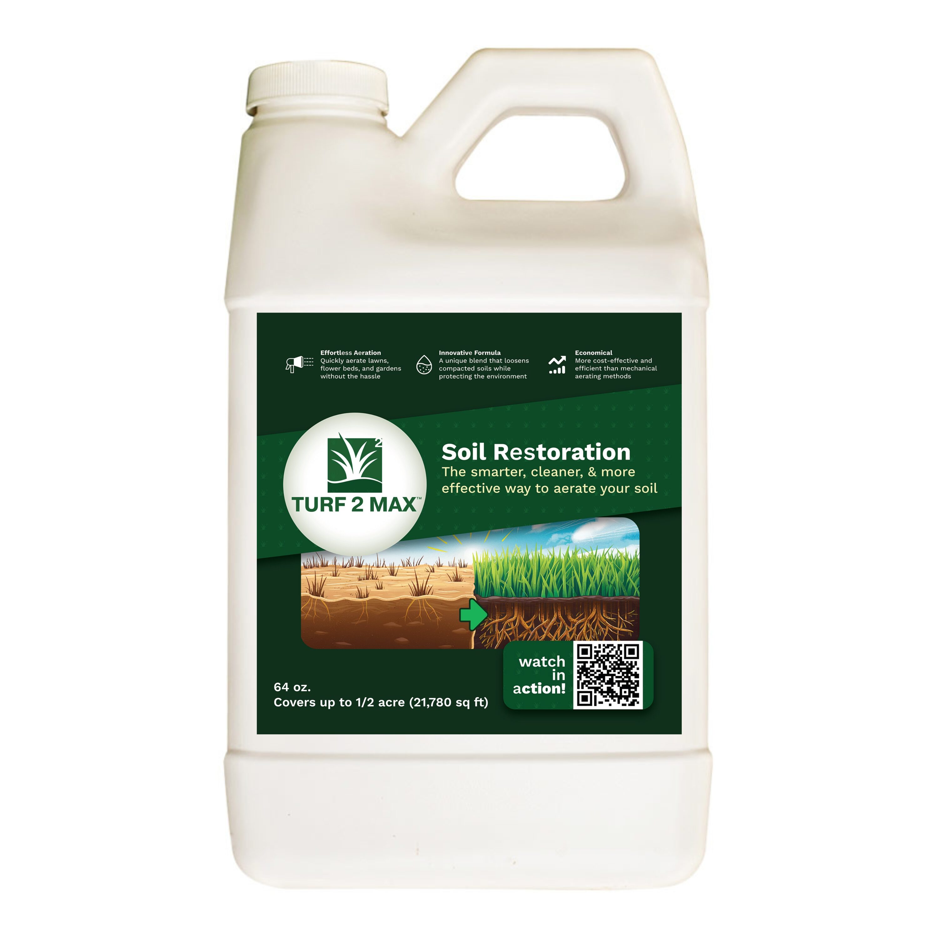 Turf2Max TM-01-HG  Soil Reviver 64 oz