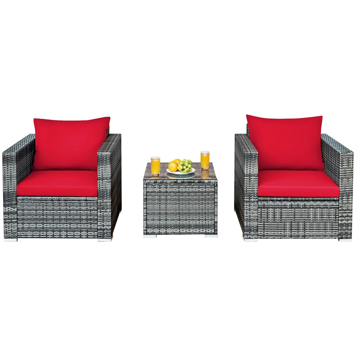 WELLFOR OUG66530RE+ Patio-Conversation-Sets - View #3