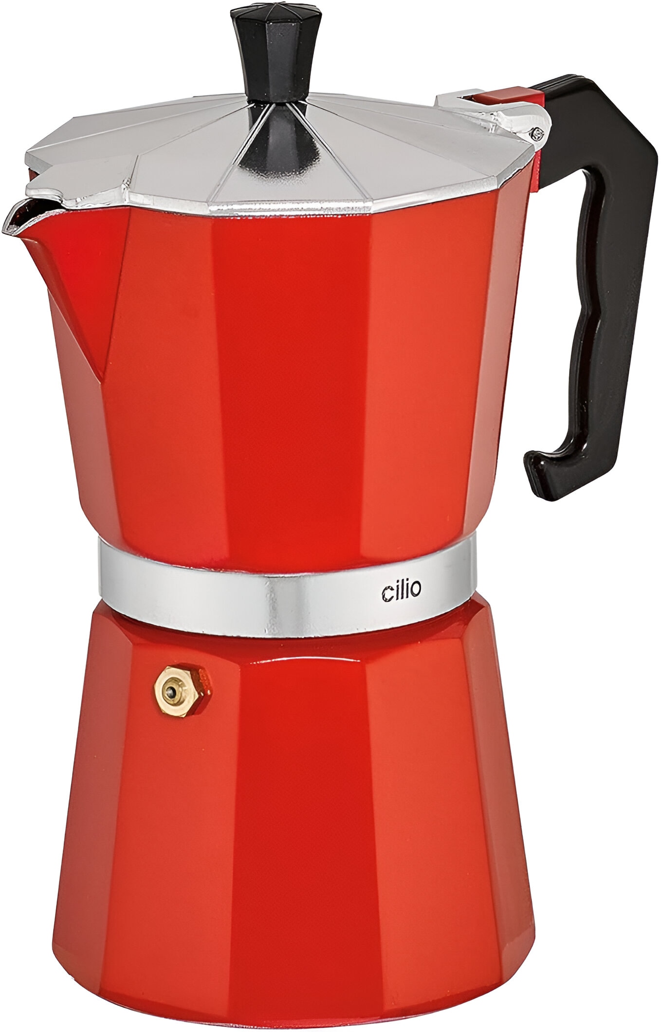 Classico 15 Ounce Espresso Maker Red