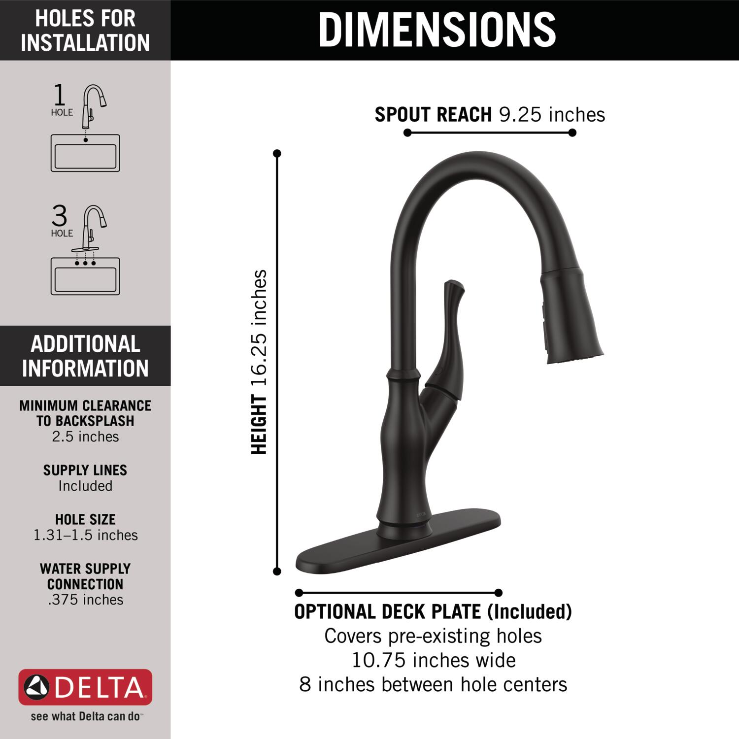 Delta 19888TZ-BL-DST Kitchen-Faucets - View #4