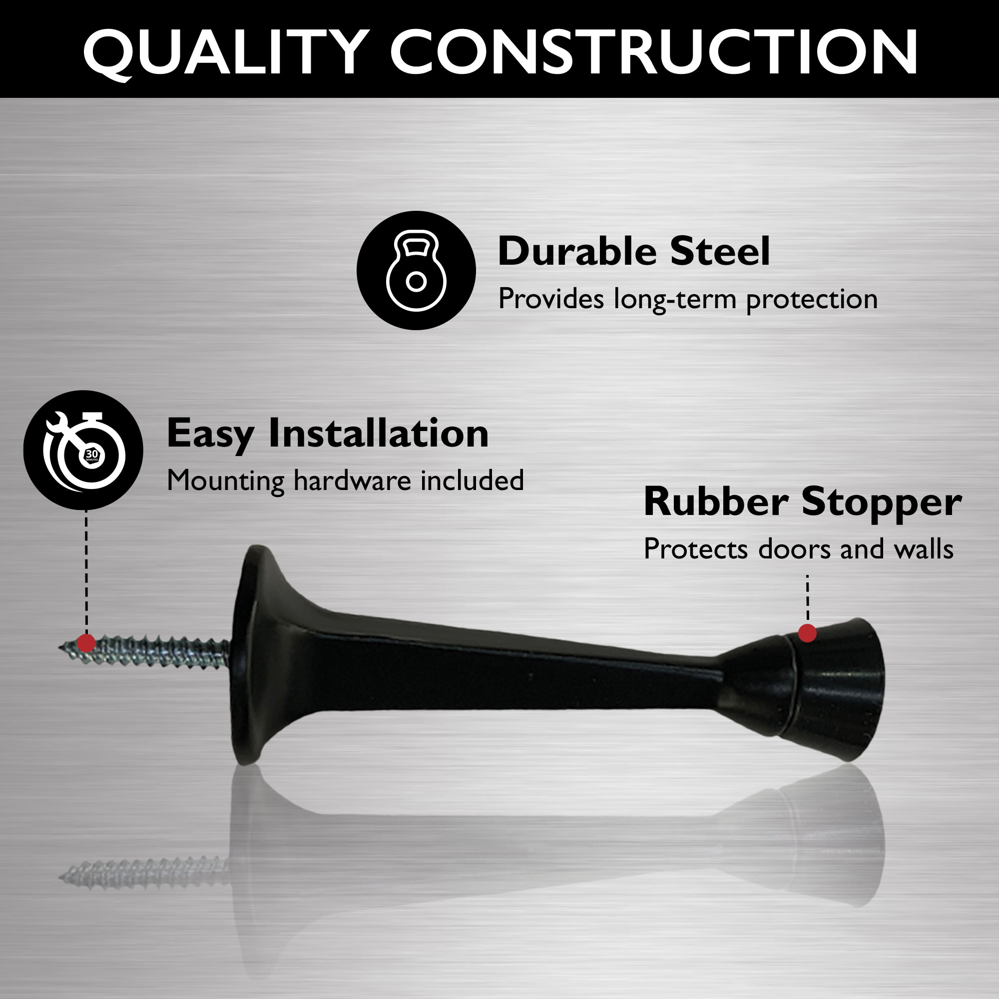 Design House 189043 Door-Bumpers-Stops2 - View #10