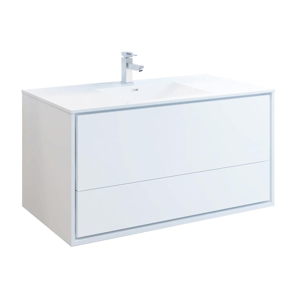 Fresca FCB9248WH-I Bath-Vanity-Combo - View #2