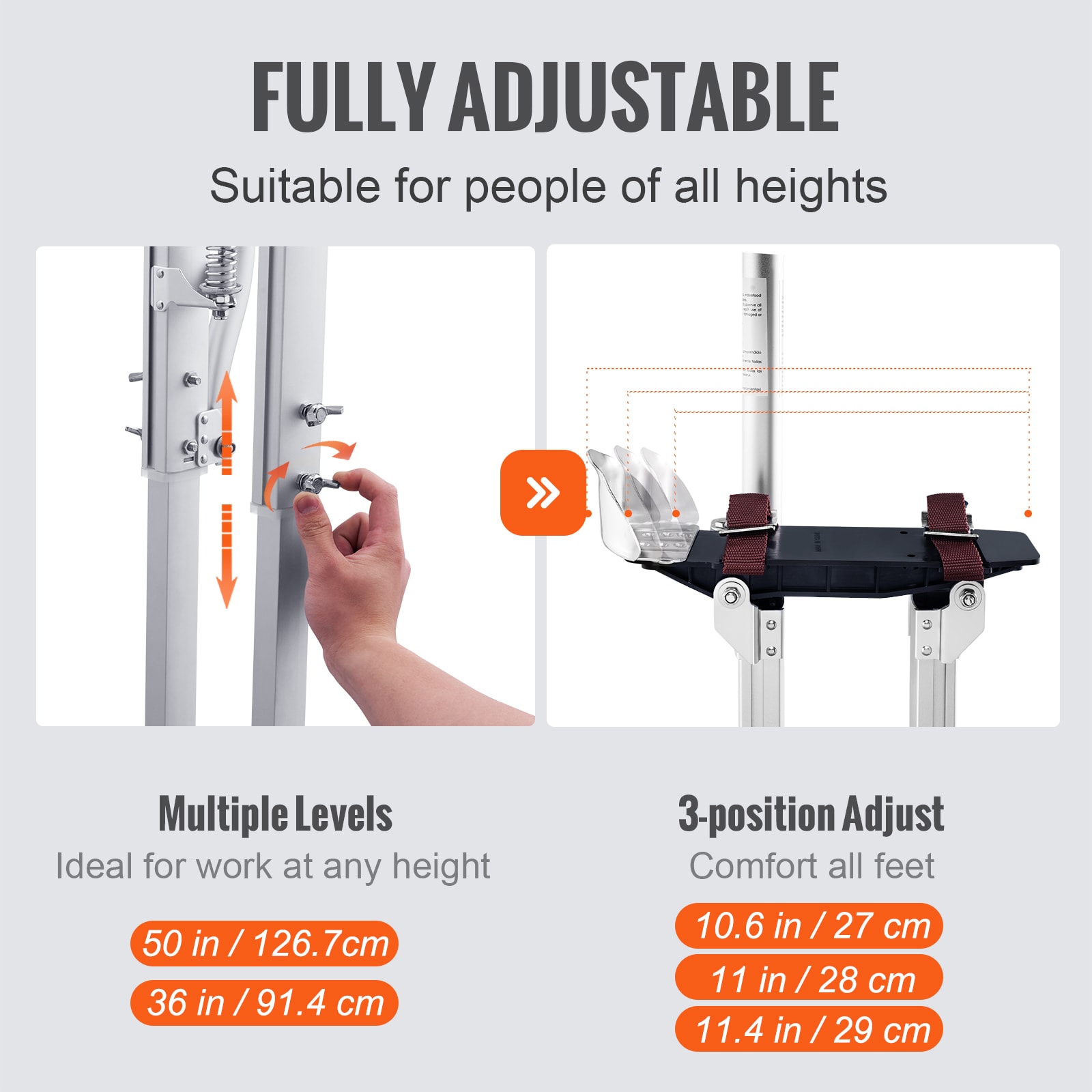 VEVOR SGBGQYCYS3650PY9HV0 Drywall-Stilts - View #5
