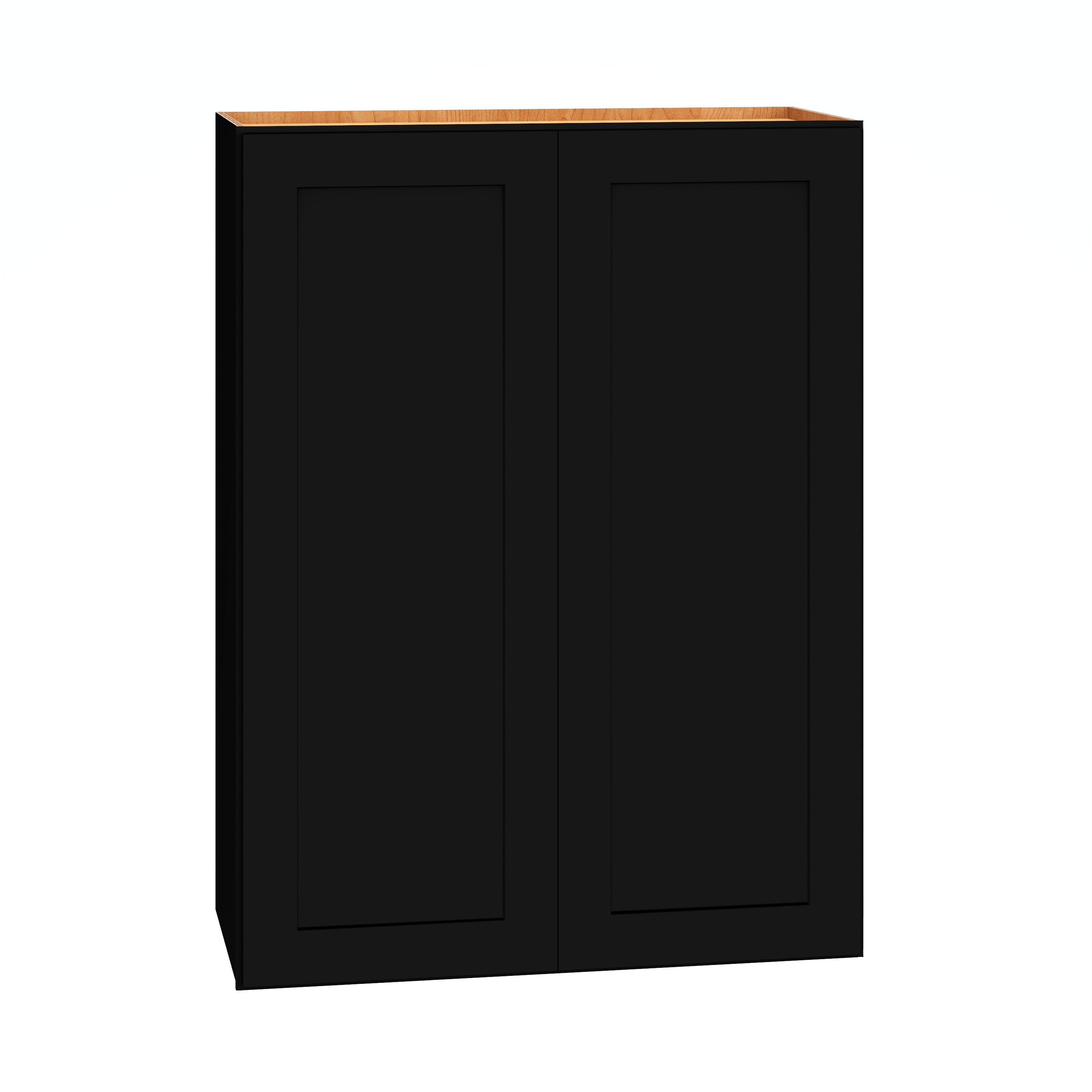 Diamond Express 61I-W2736 Jamestown 27-in W x 36-in H x 12-in D Black Wall Fully assembled Plywood Cabinet (Recessed Panel Shaker)