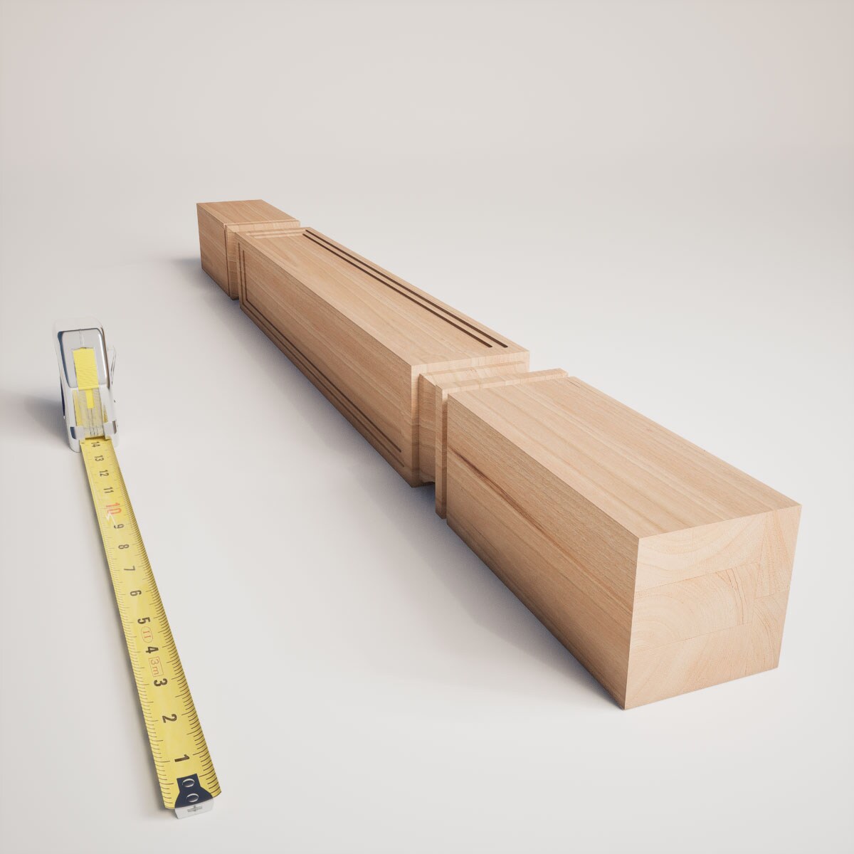 Ekena Millwork COL03X03X35KECH Wood-Table-Legs - View #3