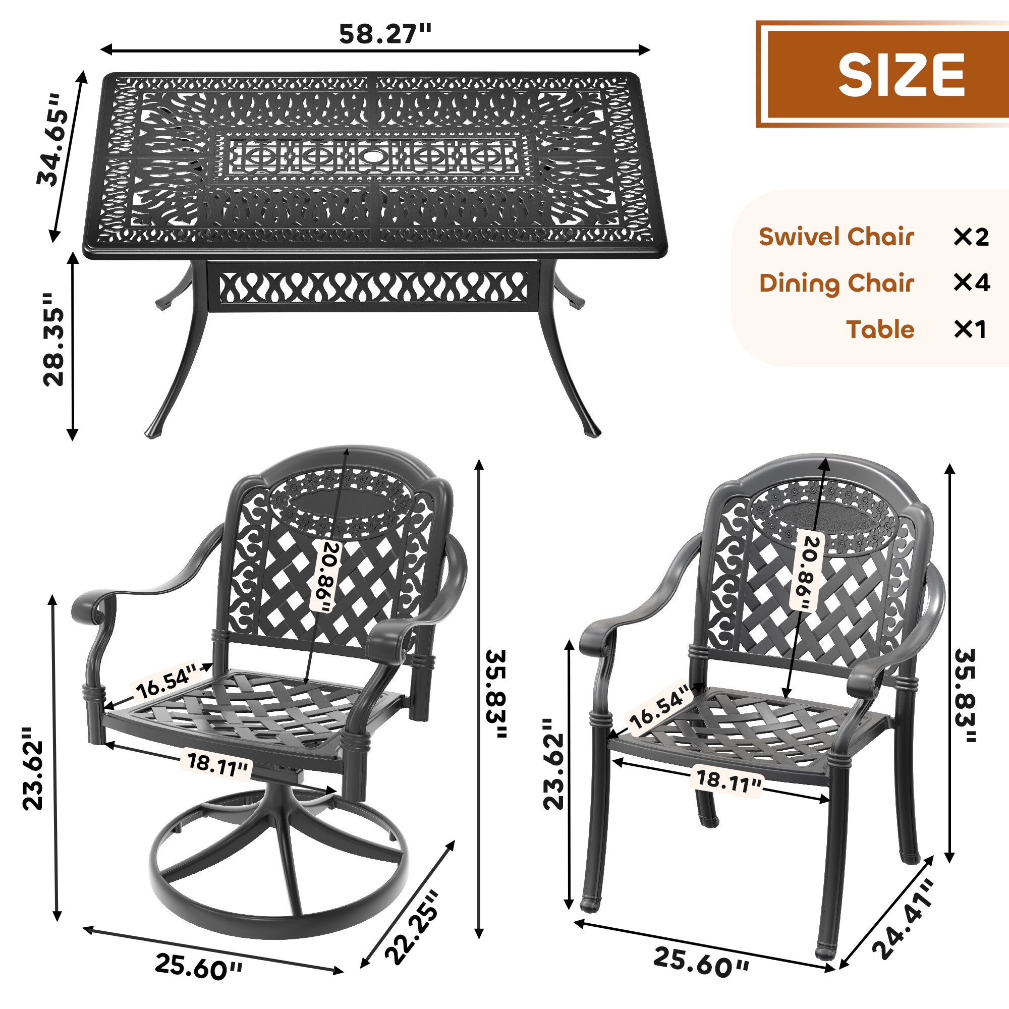 nicesure SLBK6002SC8CZ4A1042 Patio-Dining-Sets - View #12