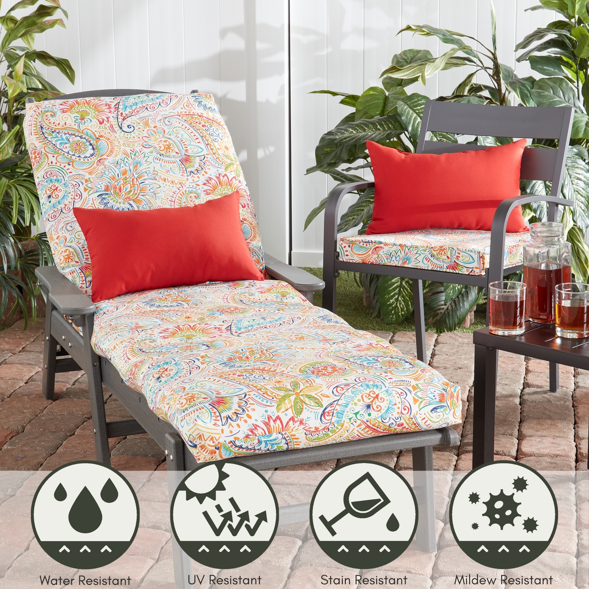Greendale Home Fashions OC2802-JAMBOREE Patio-Furniture-Cushions - View #6